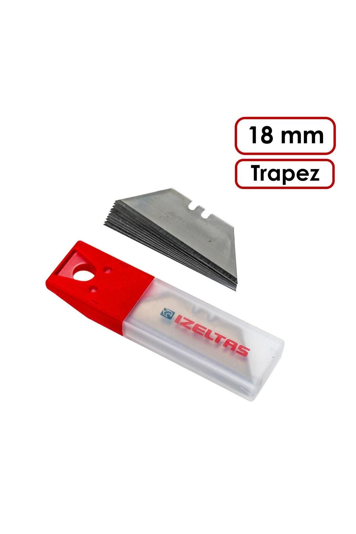 İzeltaş İzeltaş Pro Güvenlikli Trapez Maket Bıçağı Yedek Bıçak
