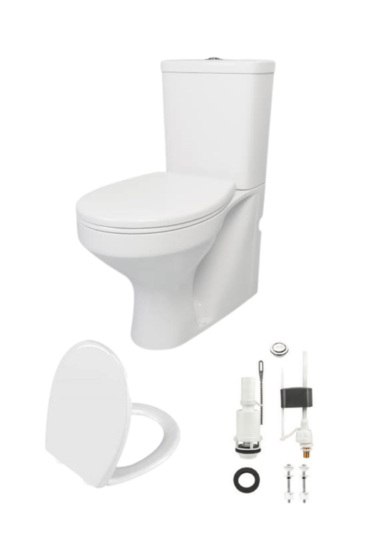 VitrA Norm 201 Duvara Sıfır Klozet Seti (KAPAK IÇ TAKIM DAHİL) Bahçe