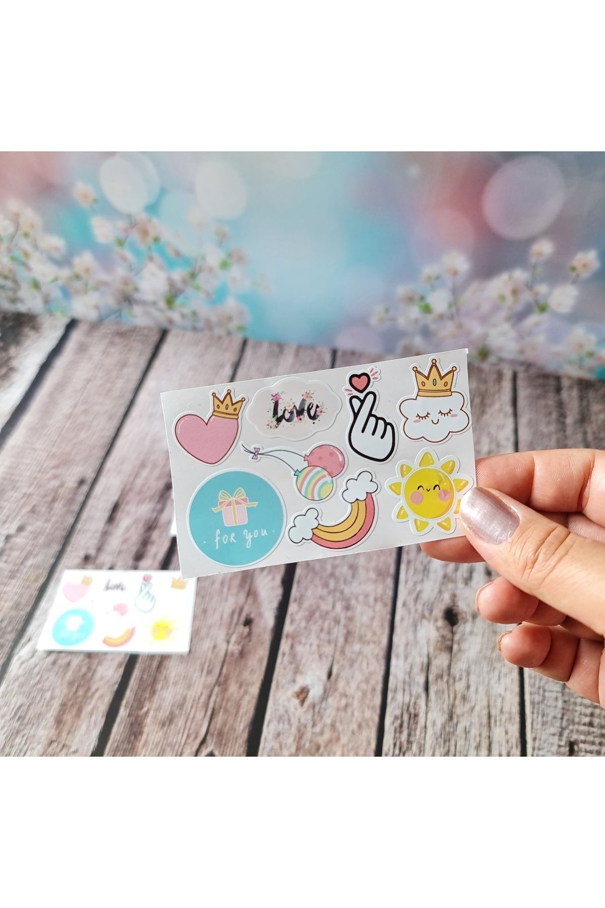 eylülün etiket fabrikası Notebook - Laptop - Tablet - Telefon - Suluk - Matara - Mini Opak Sticker Set-1 (TOPLAM 1 SET)