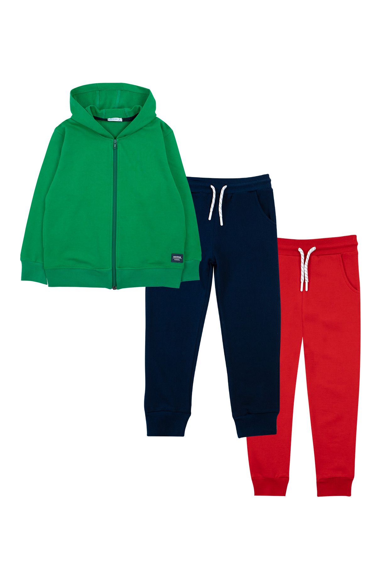 Mavipink Set De Trening Subțire Din Bumbac Sezonier Din 3 Piese Unisex - 9 years