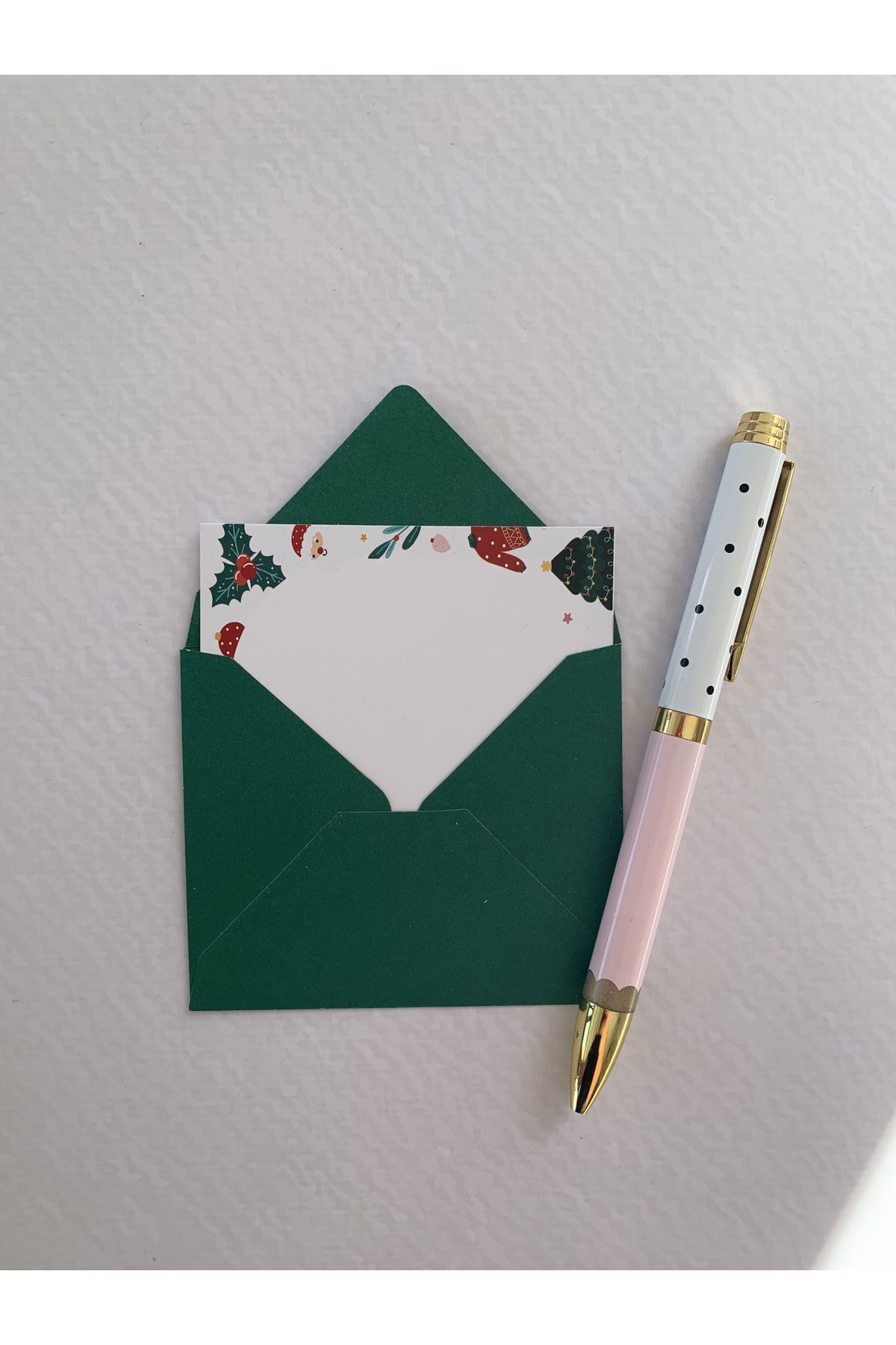 eylülün etiket fabrikası-New Year-New Year Themed Note - Thank You - Envelope Card and Colorful Envelope / 30 Envelopes and Cards Each 6