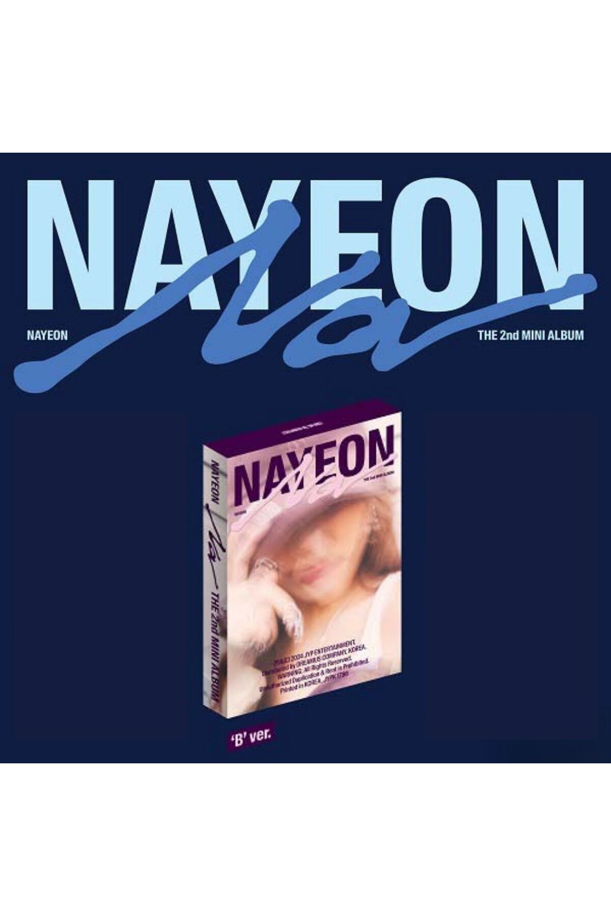 NAYEON THE 2nd MINI ALBUM 限定版 Kpop Dünyasi NAYEON THE 2nd MINI ALBUM – NA B VERSIYON - Fiyatı