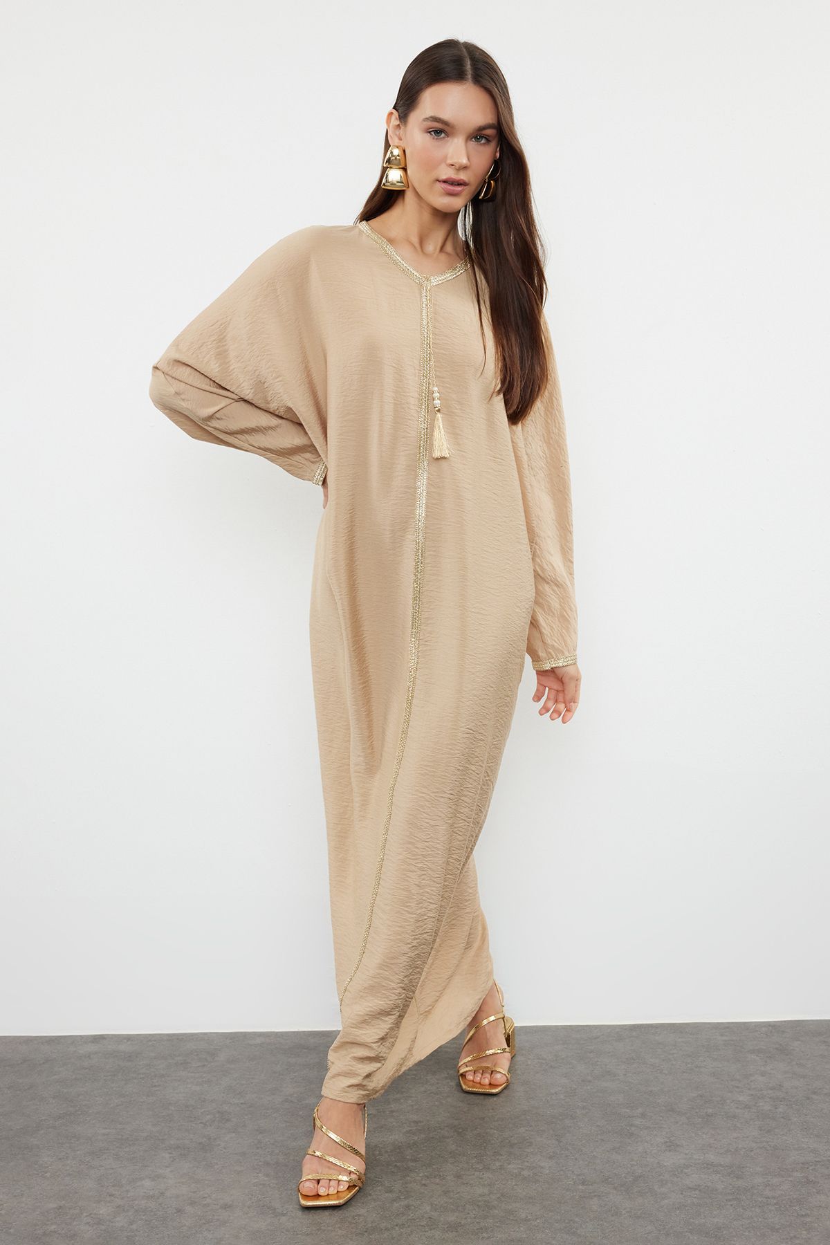 trendyol-modest-womens-grau-colorblock-long-r