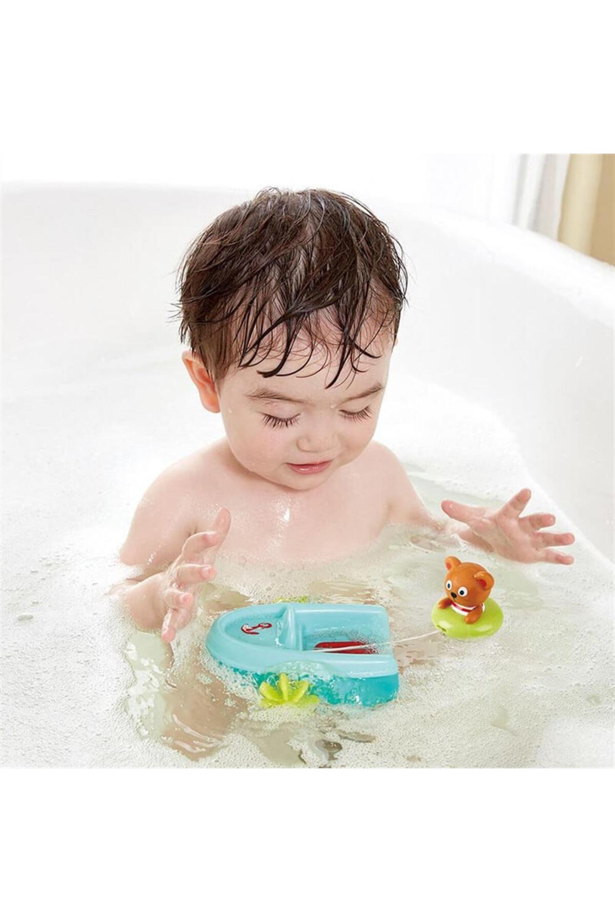Hape Çek Bırak Tekne Ve Ayıcık - Banyo Oyuncağı fotoğrafı 5 (önizleme)