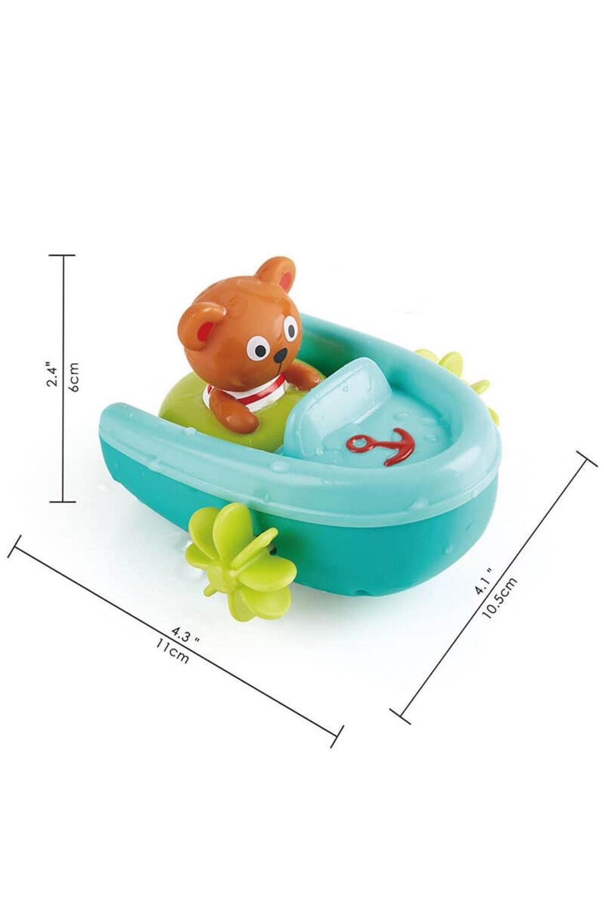 Hape Çek Bırak Tekne Ve Ayıcık - Banyo Oyuncağı fotoğrafı 4 (önizleme)