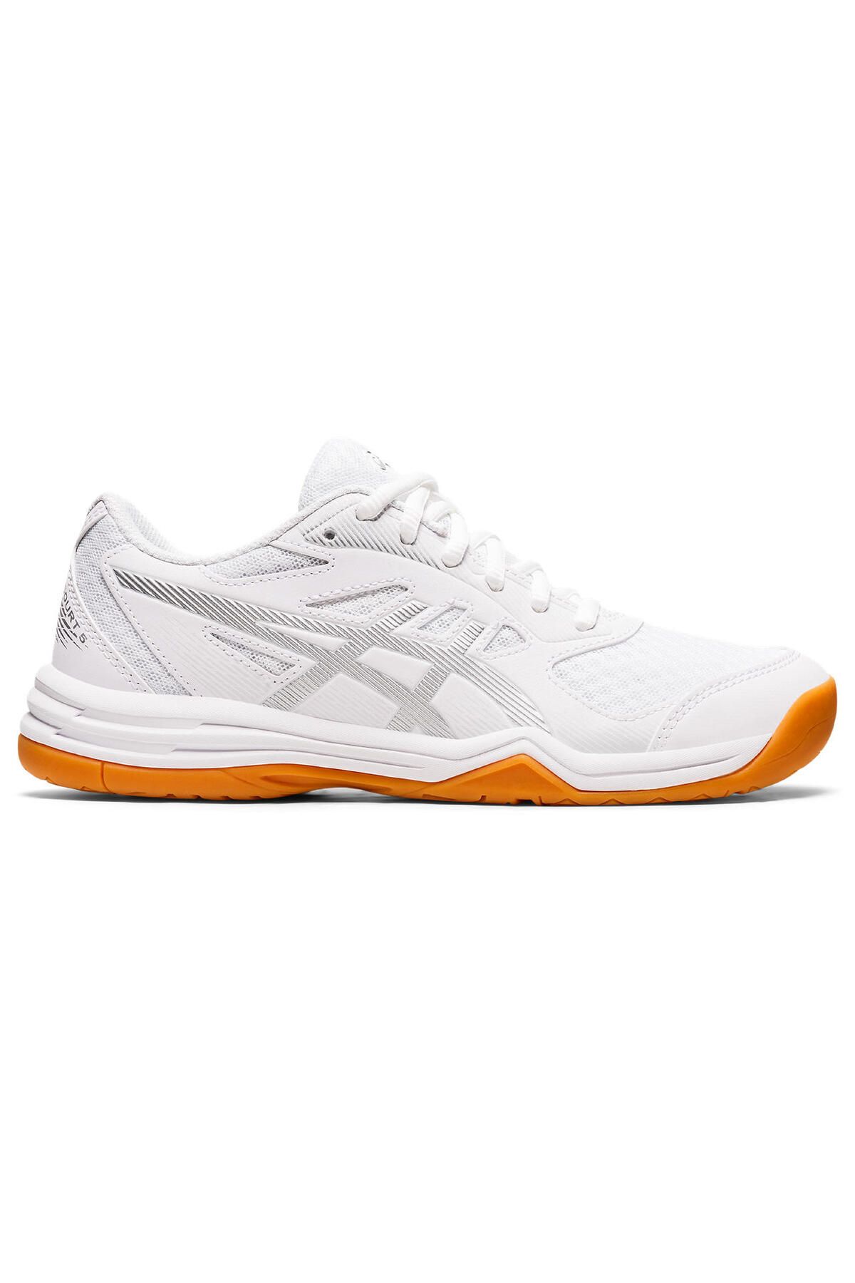 Asics Upcourt 5 Kadın Beyaz Voleybol Ayakkabısı 1072a088-101 1072A088-101