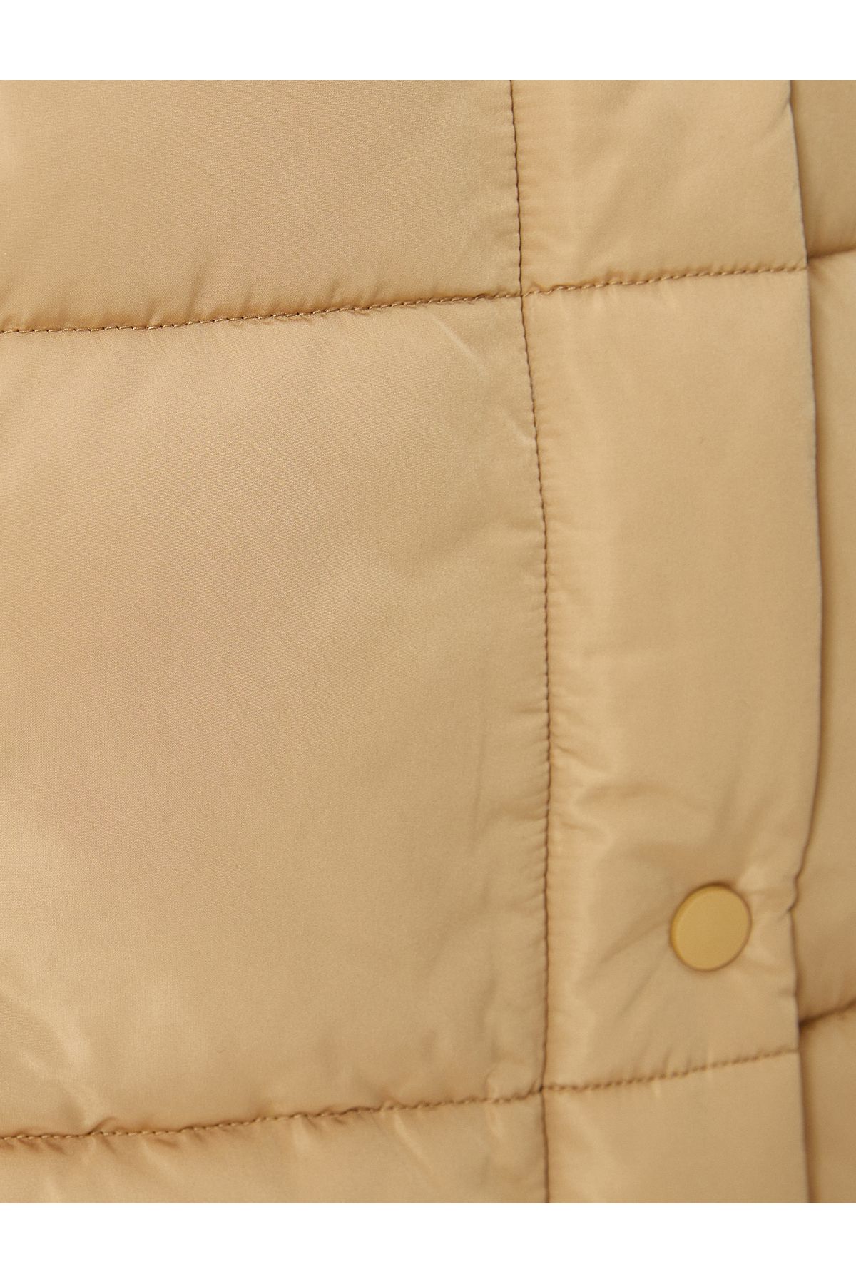 Koton-Lange Pufferweste mit Kapuze und Taschen 6