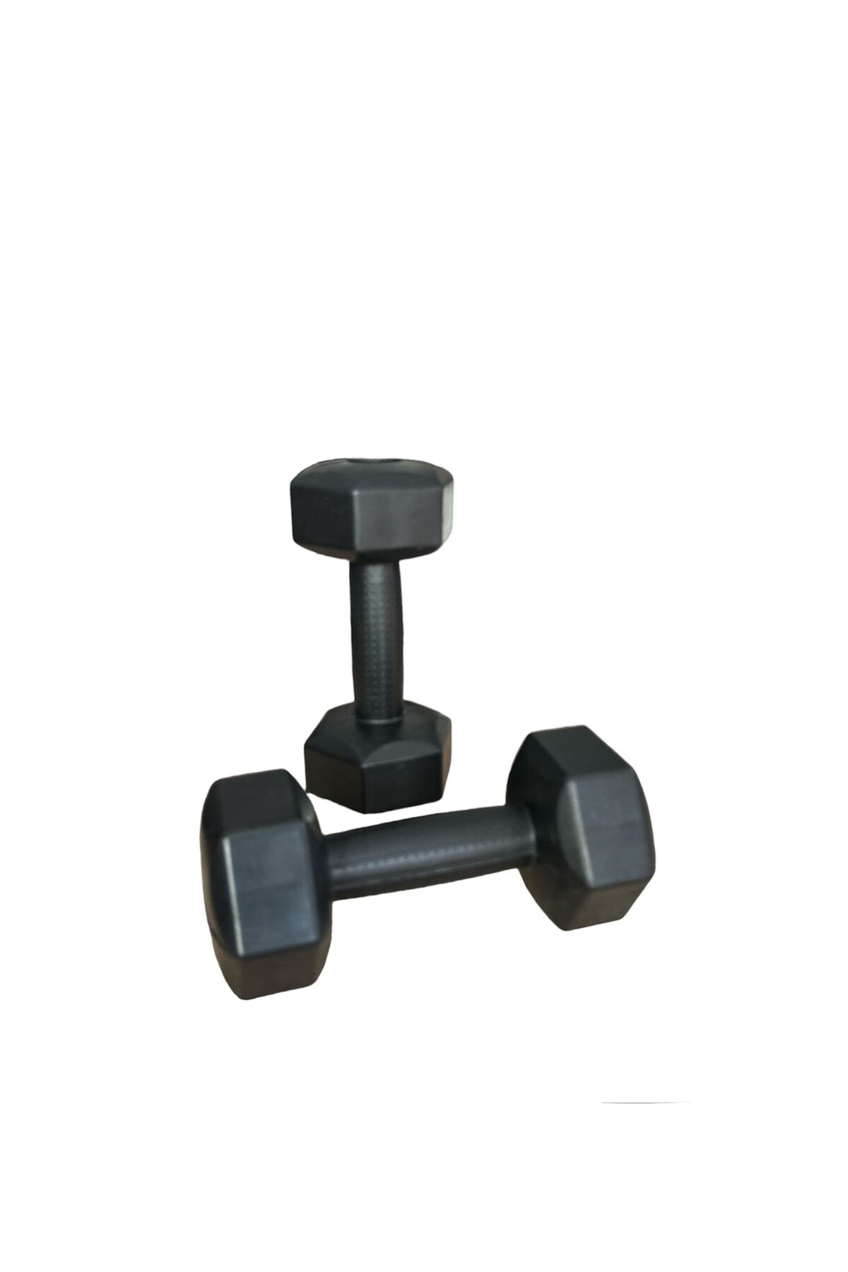 CKSpor 3 kg X 2 Adet Plastik Dambıl Ağırlık Seti  Köşeli Dambıl