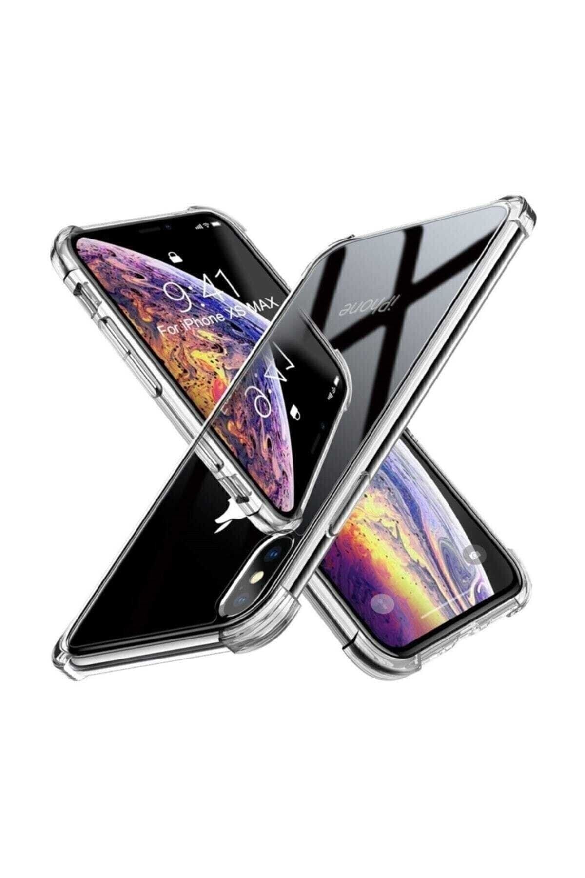Telefon Aksesuarları-X - XS حافظة سيليكون شفافة رفيعة للغاية مضادة للصدمات 3