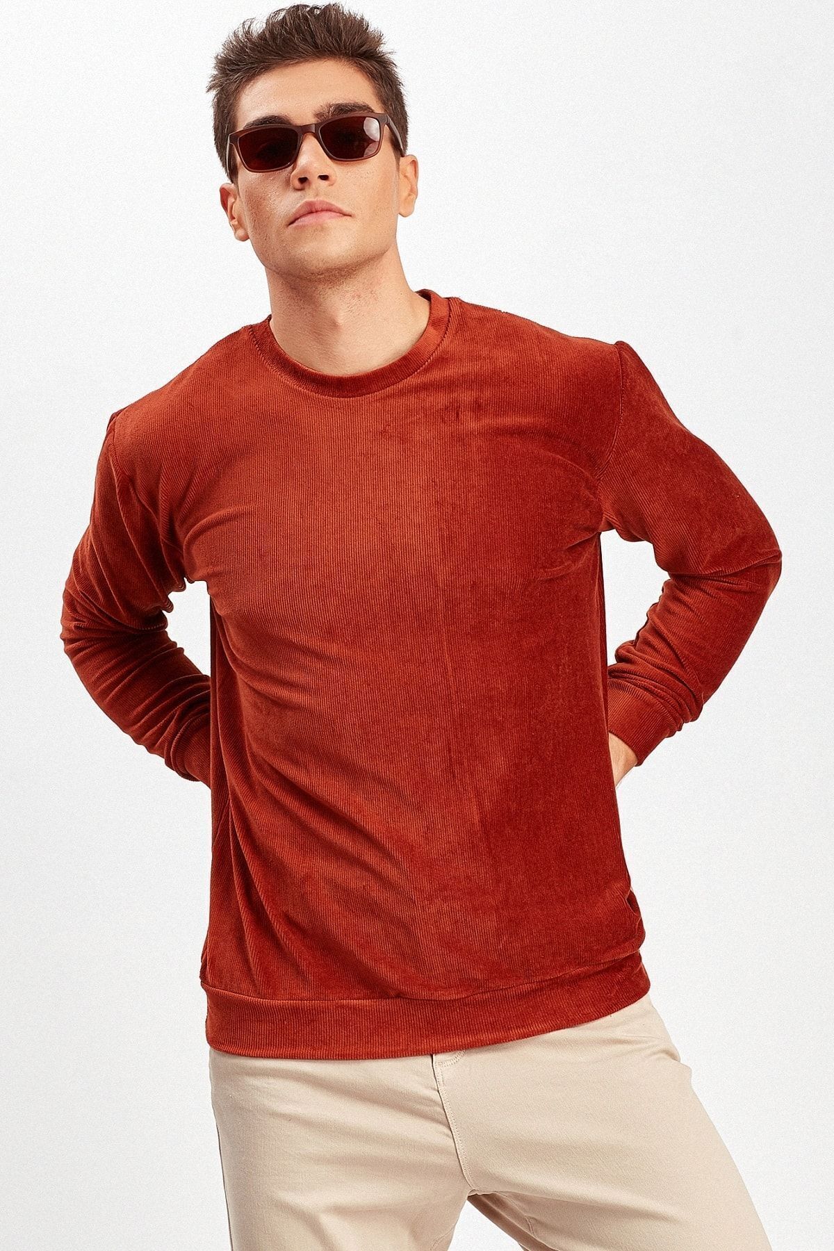 Kiremit Erkek Sweat