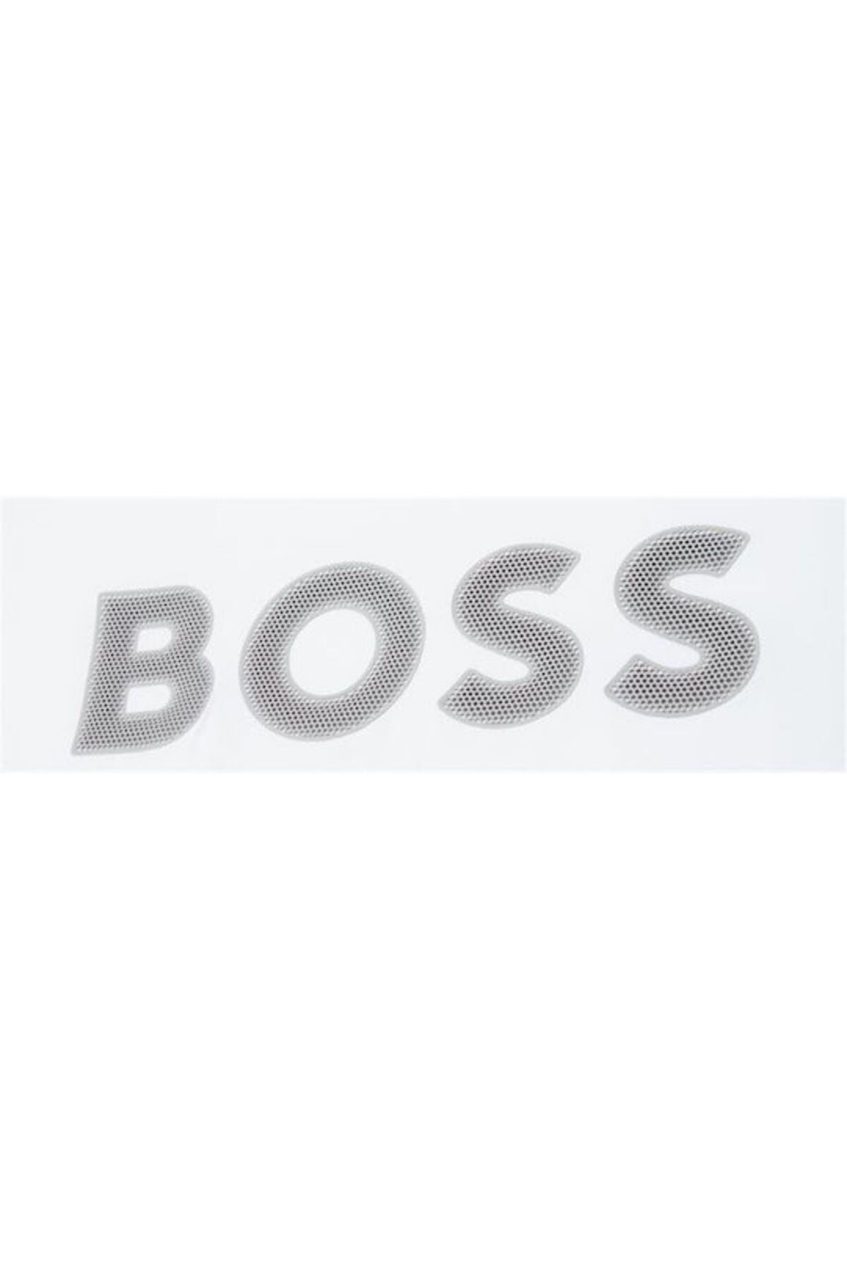 تی شرت سفید مردانه یقه دوچرخه مسطح کوتاه آستین تیشرت 100 BOSS