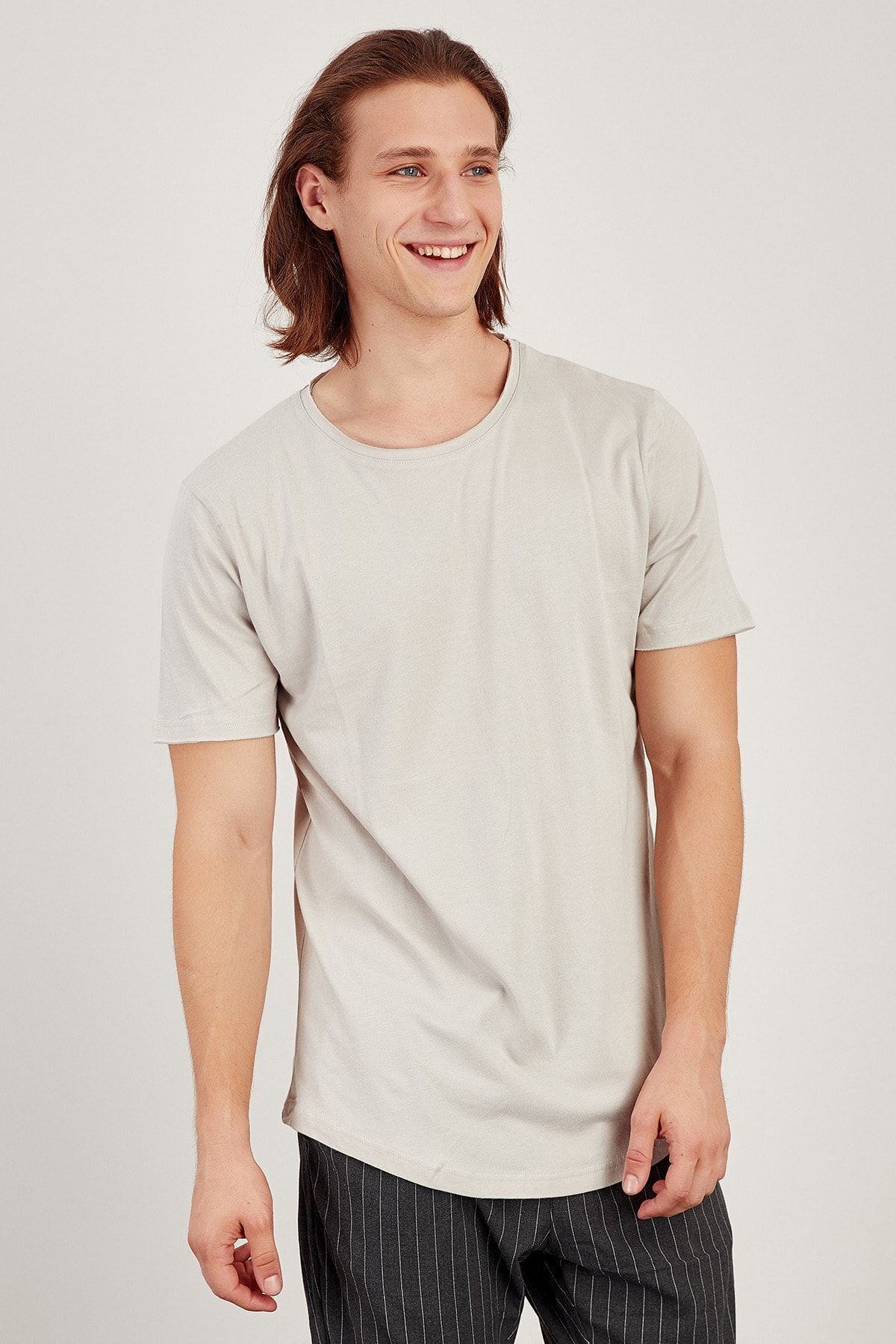 Toptan | Erkek Taş Kısa Kol Tshirt Me20s214176
