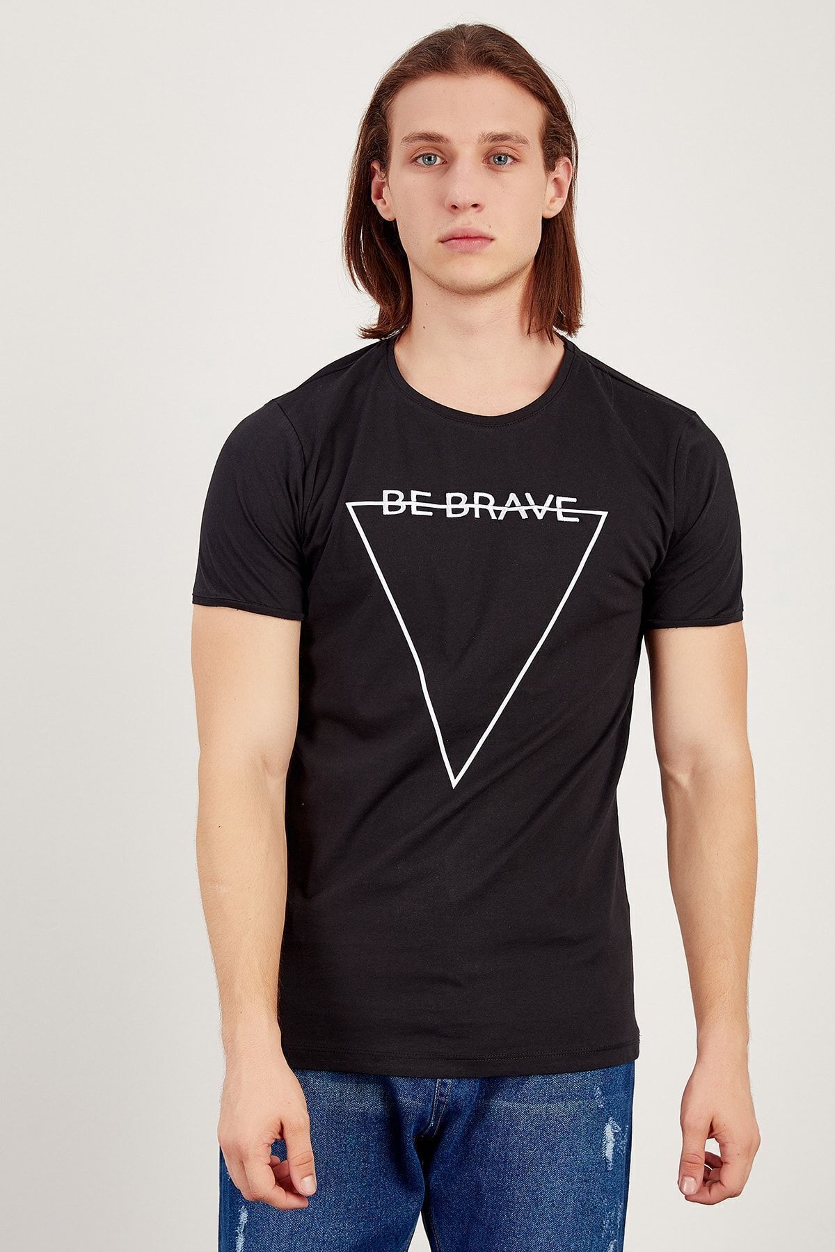 Siyah Erkek T-shirt | ME20S214560