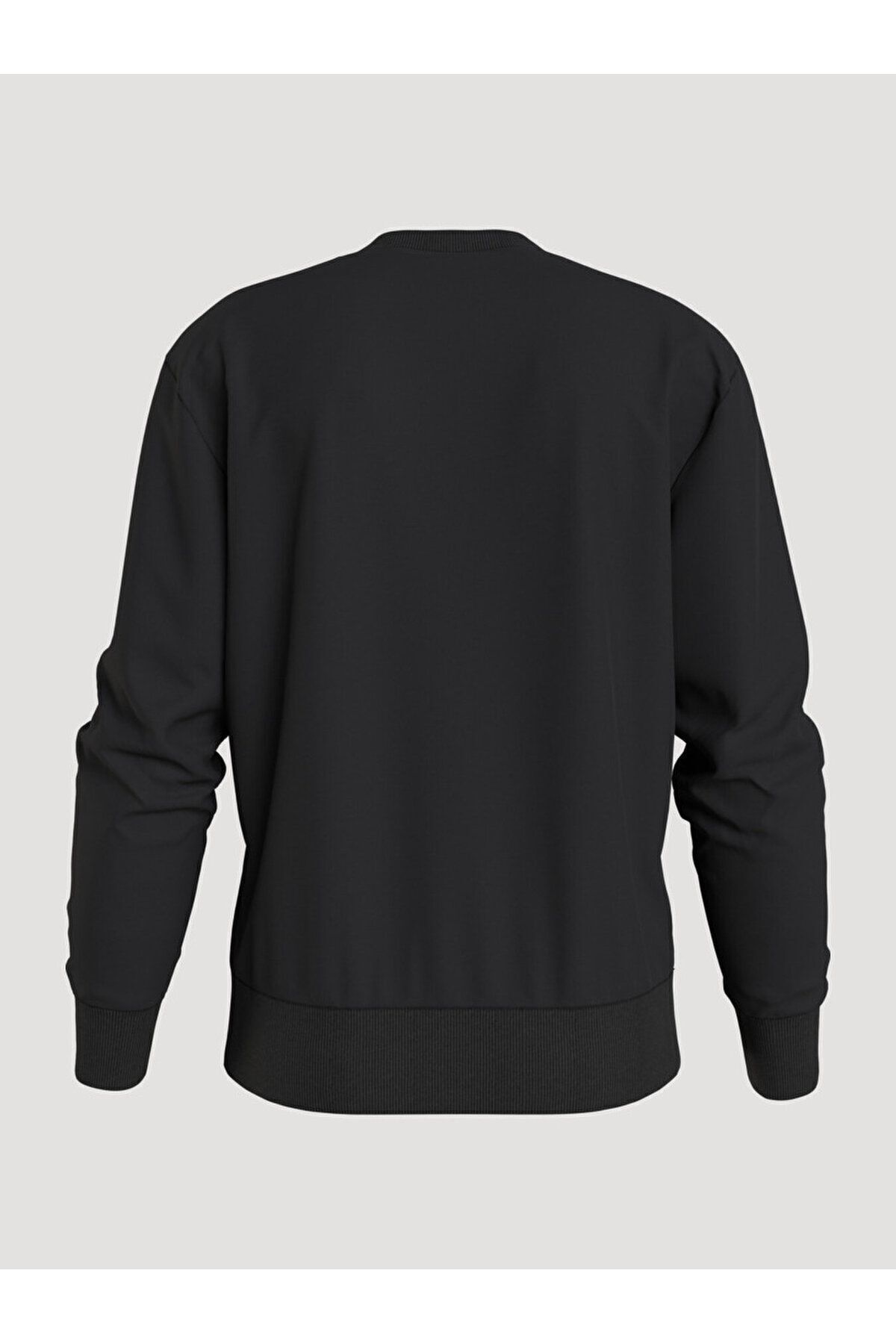 سویشرت مشکی مردانه قالب عادی با نام تجاری شبانه روز پیراهن سیاه J30J324624 beh Calvin Klein