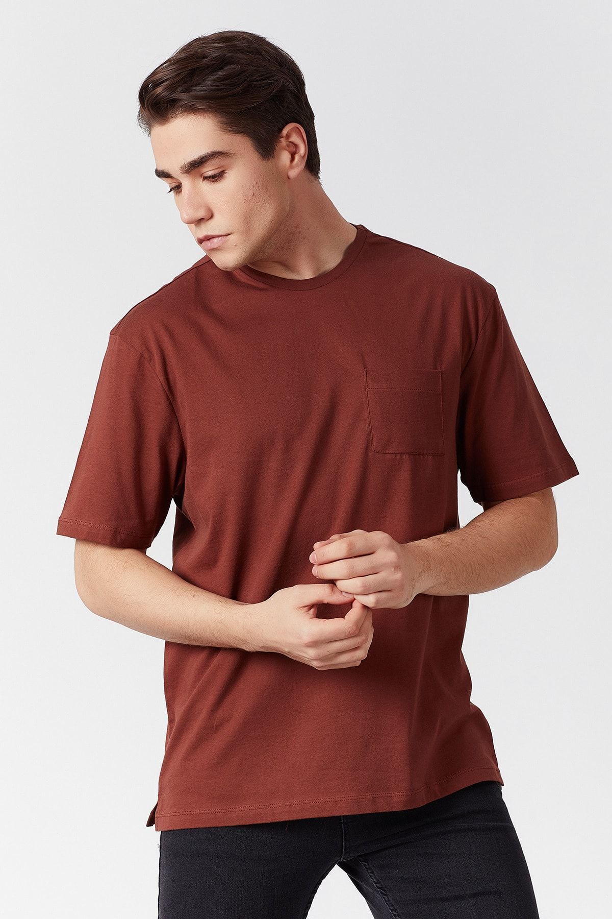 Toptan | Kahve Erkek T-shirt