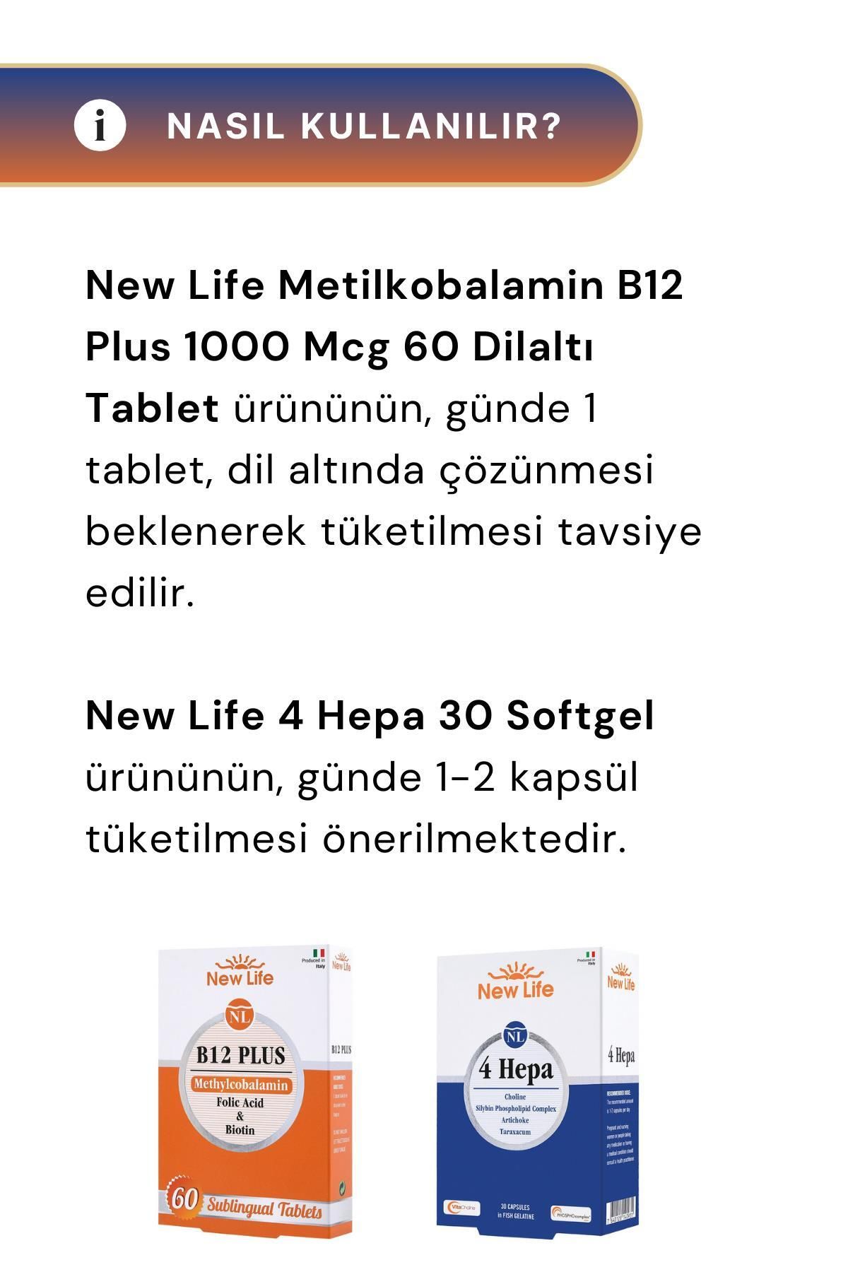 New Life-B12 Plus 60 Tablets and 4 Hepa Functions 5