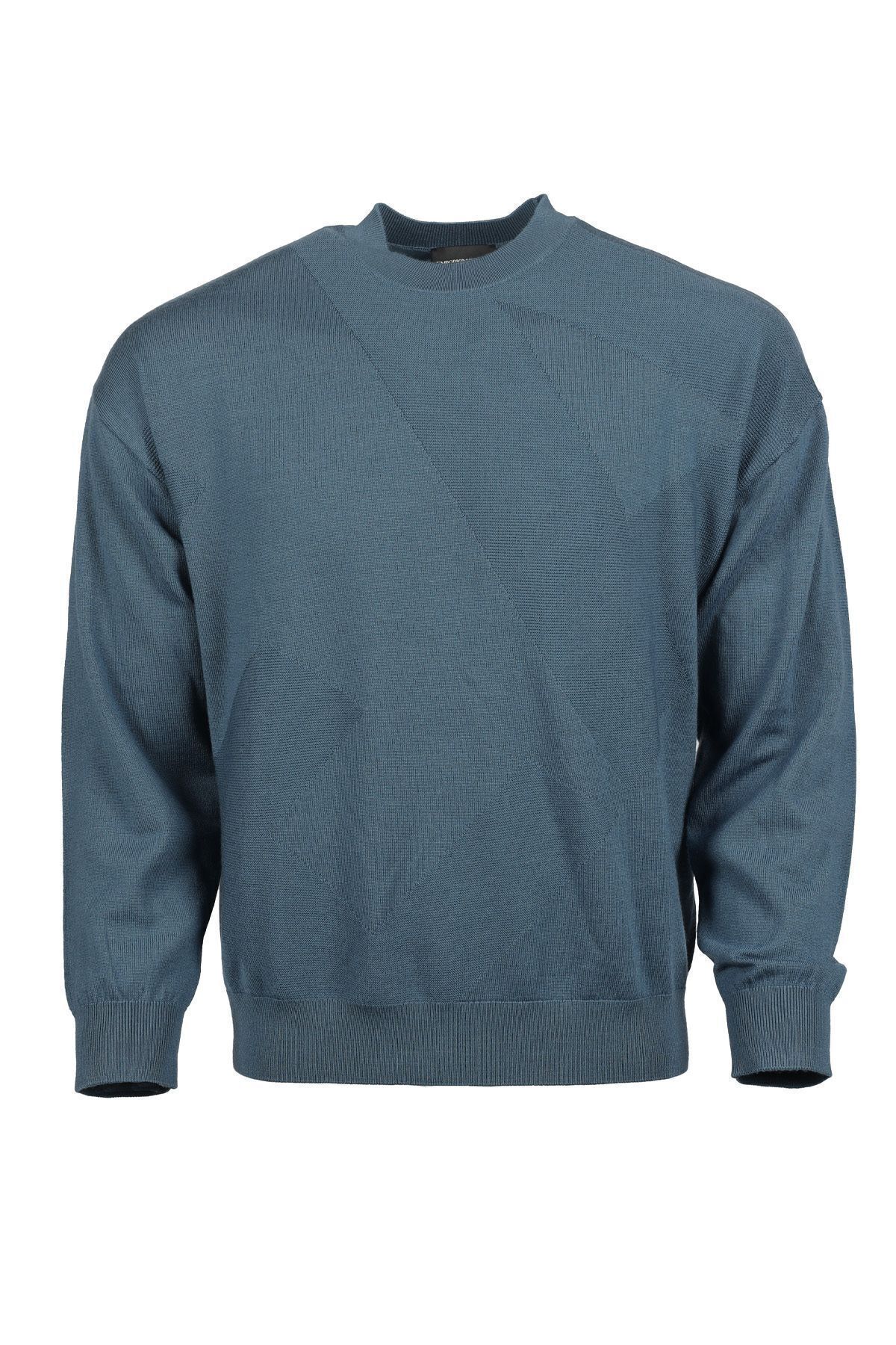 امپوریو آرمانی ژاکت آستین بلند مردانه ساده با گلدوزی لوگو، سبز ۱ ۶R1MX4 1MFVZ-F937