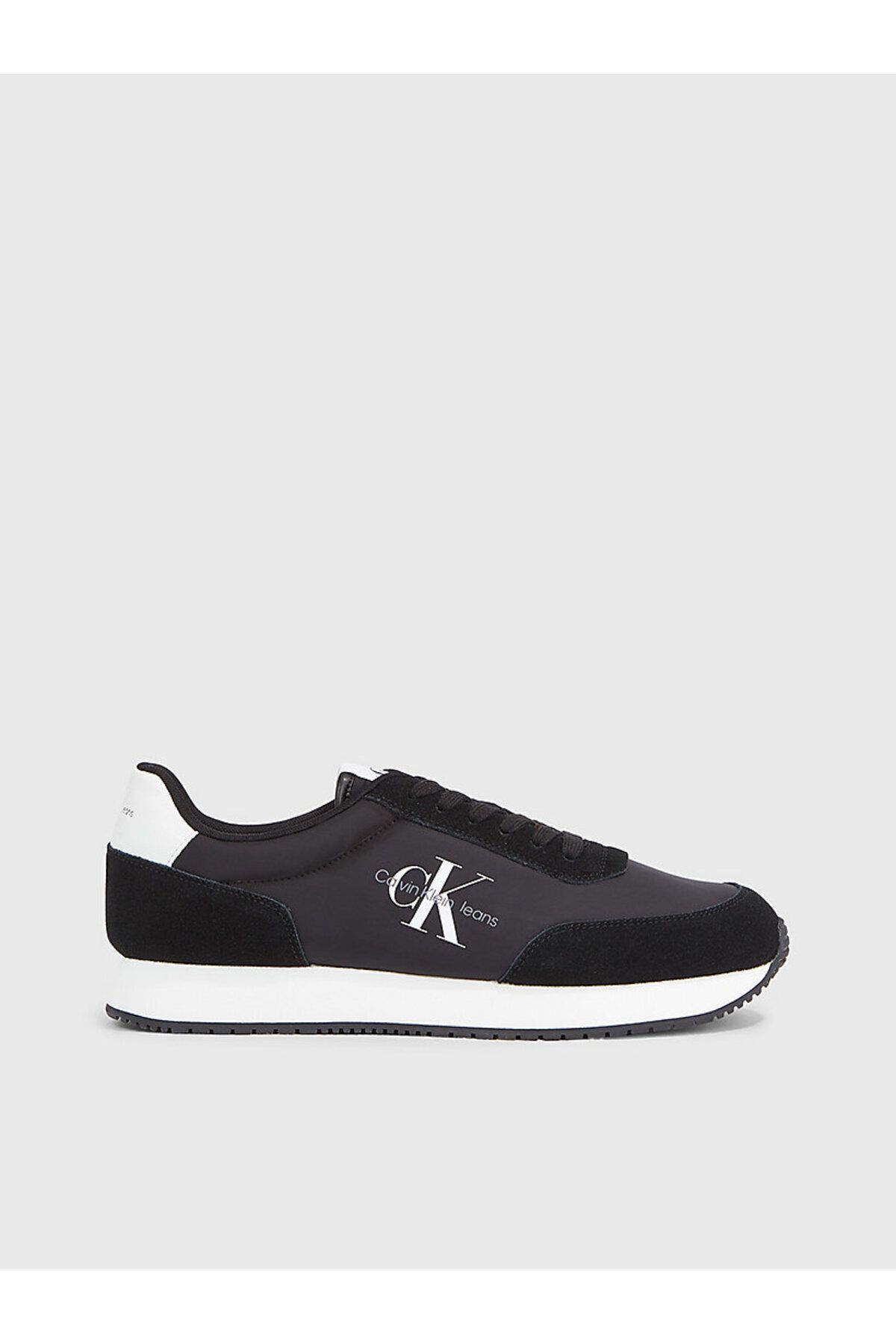 اسنیکر مشکی مردانه یکپارچهسازی با سیستمعامل Runner Low Laceup Su Ny ML Calvin Klein