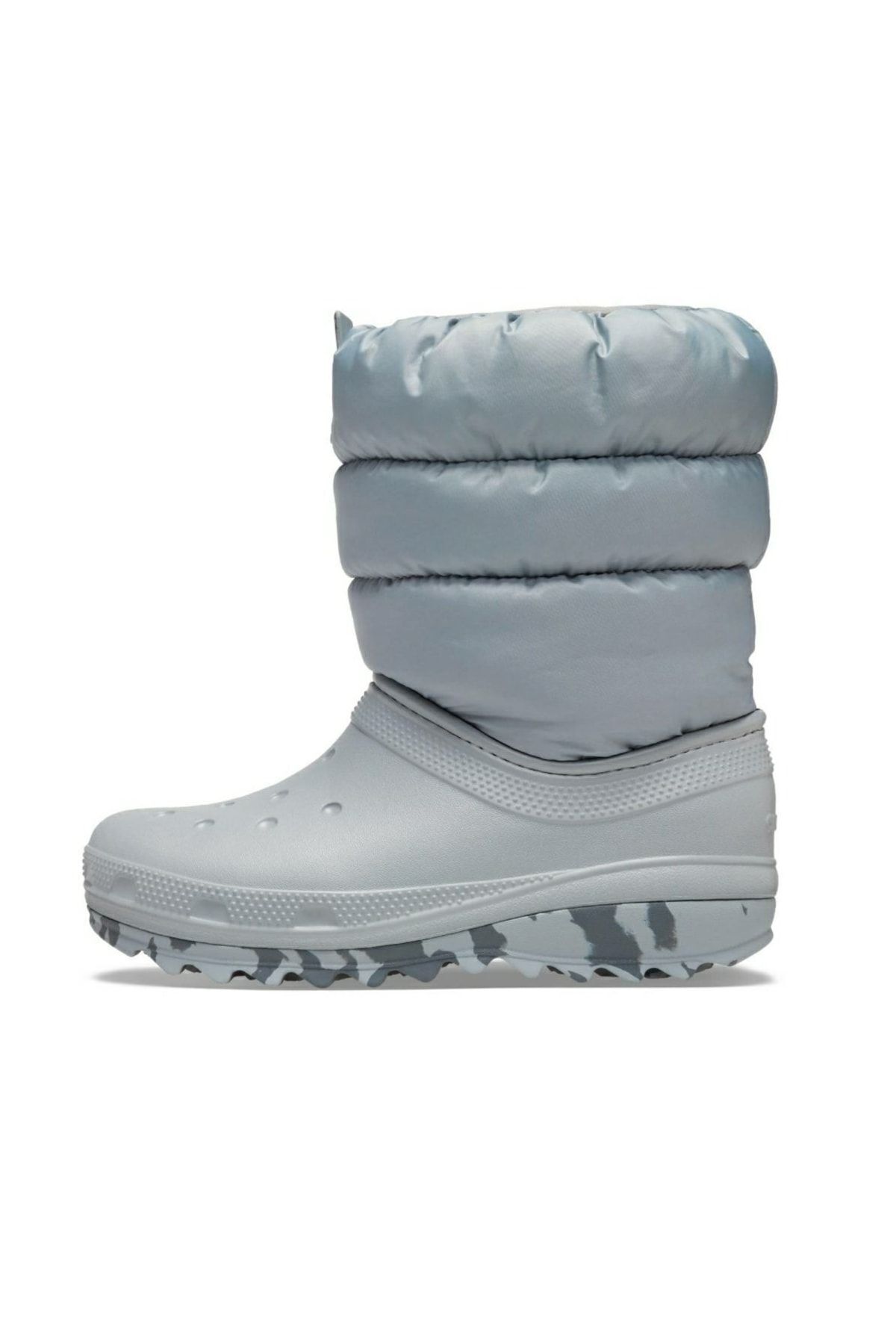 Crocs Classic Neo Puff Gray Kids Snow Boots Trendyol
