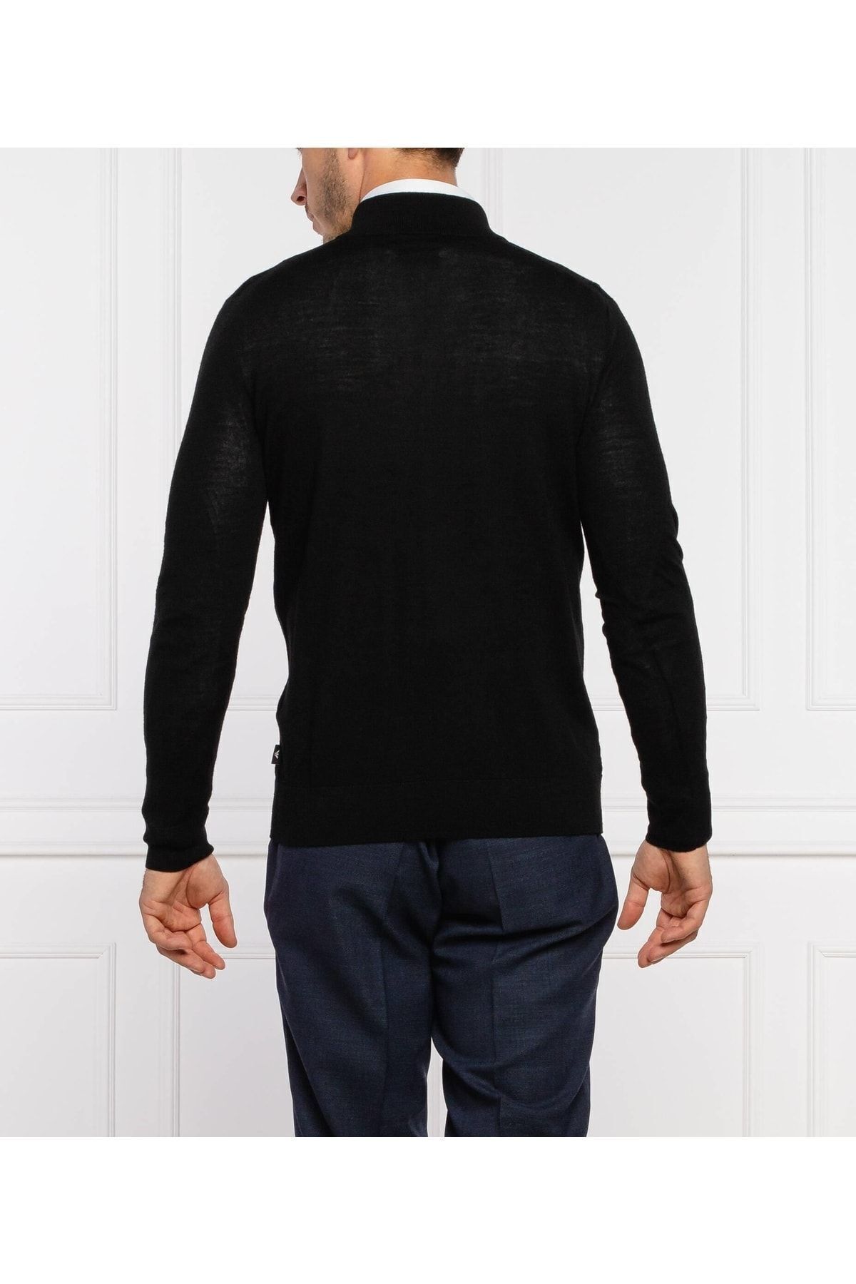 سویشرت مردانه مشکی امپریو آرمانی | 8N1MUX 1MJXZ اورجینال - تصویر 2