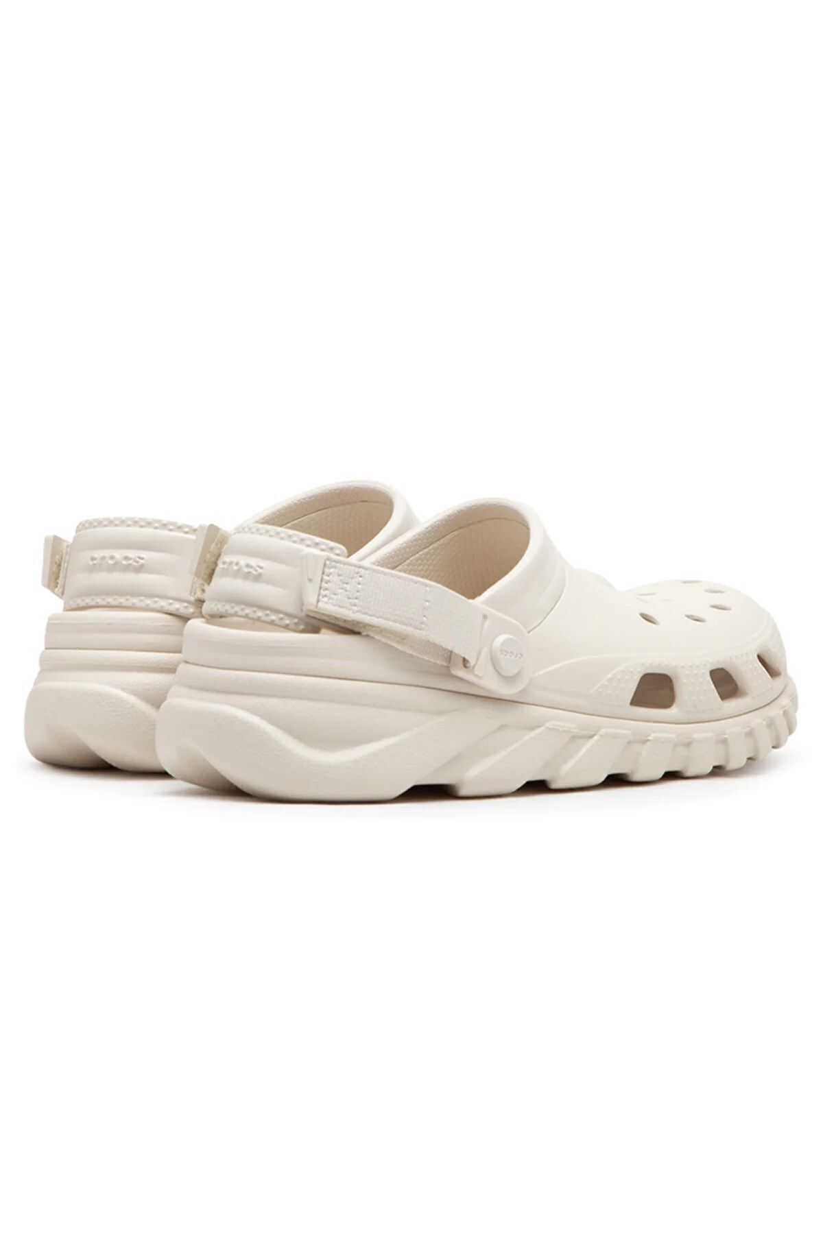 دمپایی یونیسکس Duet Max II Clog رنگ سفید با طراحی رنگی برای ورزش و استفاده روزمره Crocs