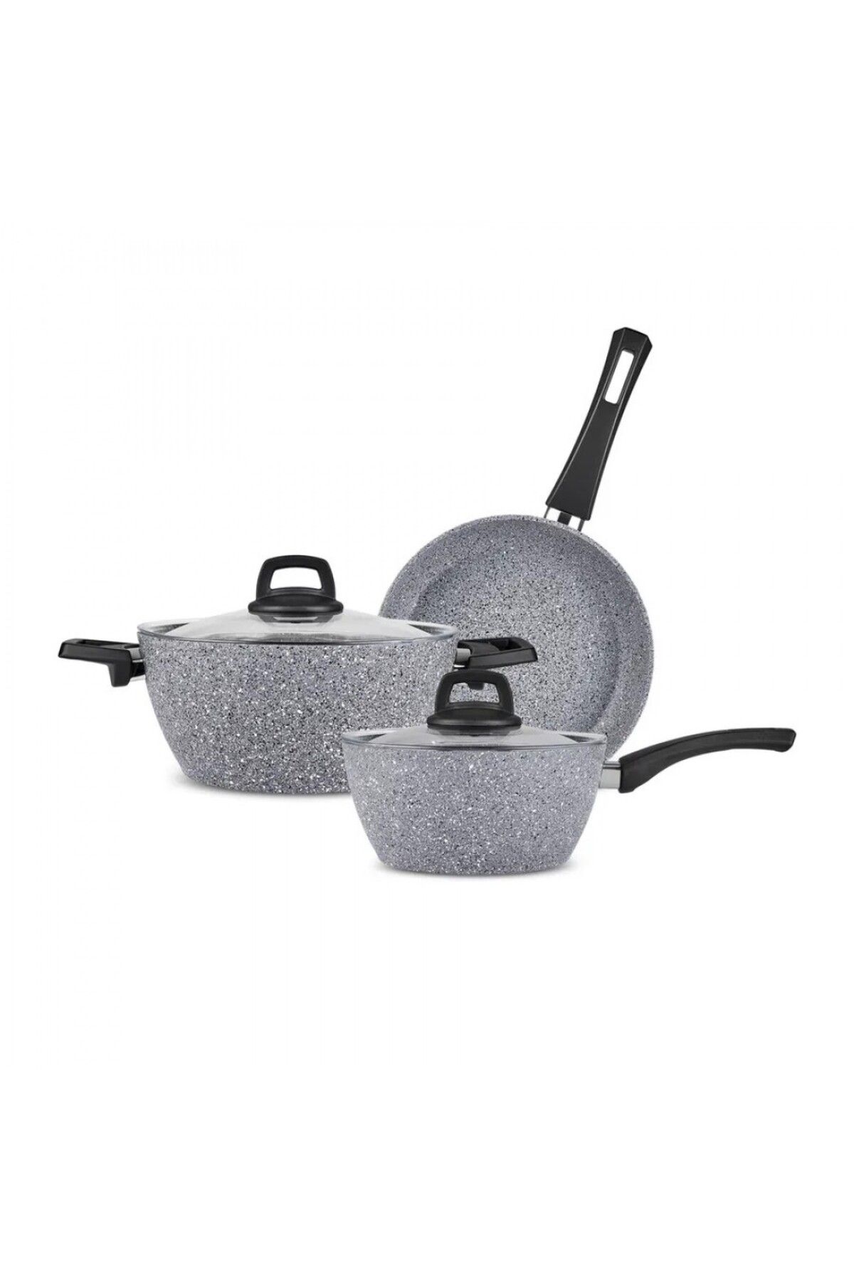 Karaca-Gris Biogranite Kochgeschirr-Set, 5-teilig 1