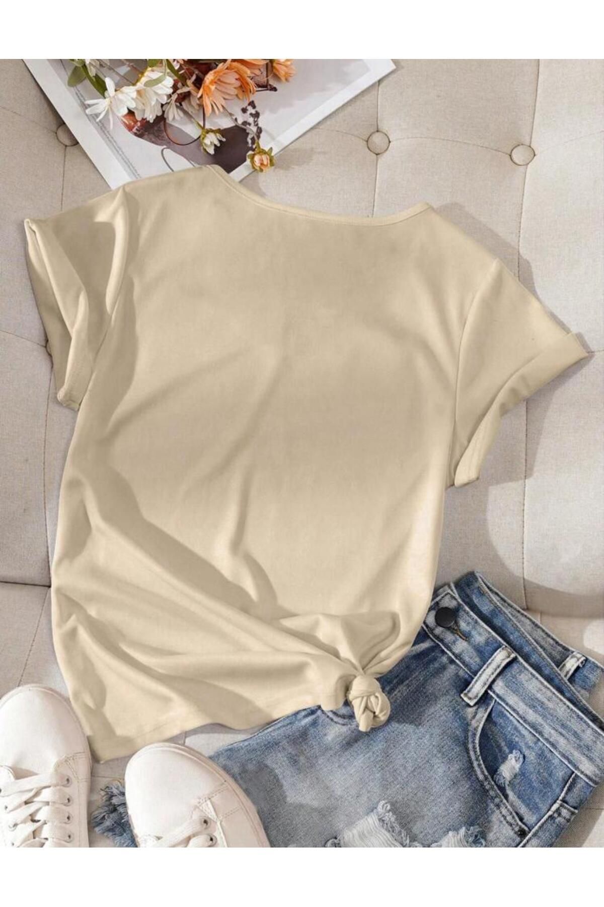 T shirt beige femme cheap