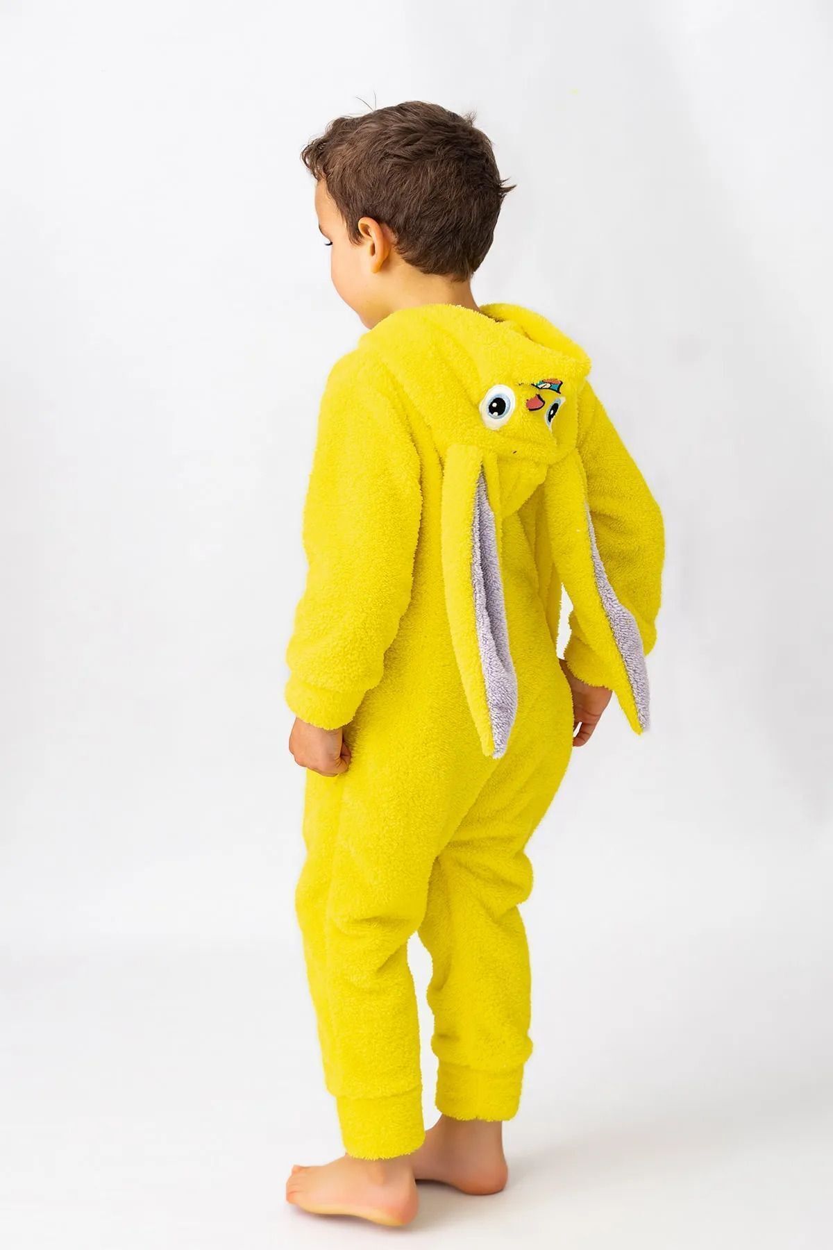 Baby Animals Welsoft Peluş Fermuarlı Kışlık Unisex Kız Erkek Bebek Uyku Tulumu Bebek Tulumu Çocuk Tulumu Kostümü fotoğrafı 4 (önizleme)