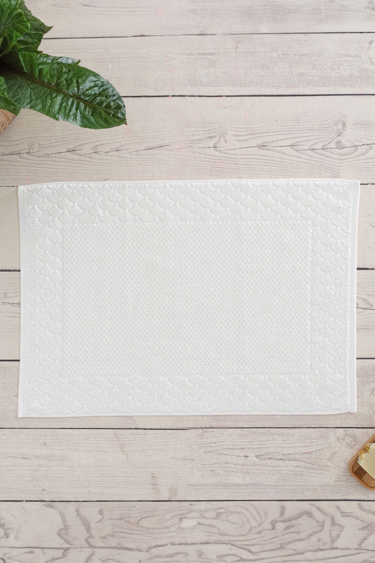 Soley-Πλεκτή πετσέτα ποδιών Alana Extra Soft Cotton Rice 1