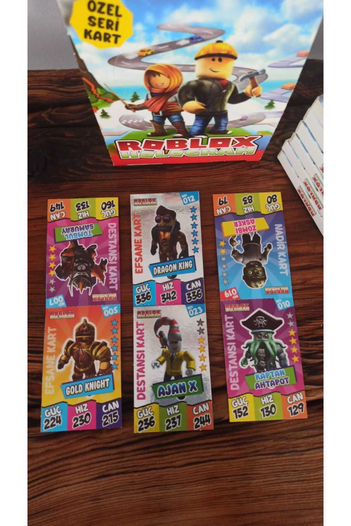 Hureggo-roblox hologram custom series card 6 x 10 total 60 cards & no box 2