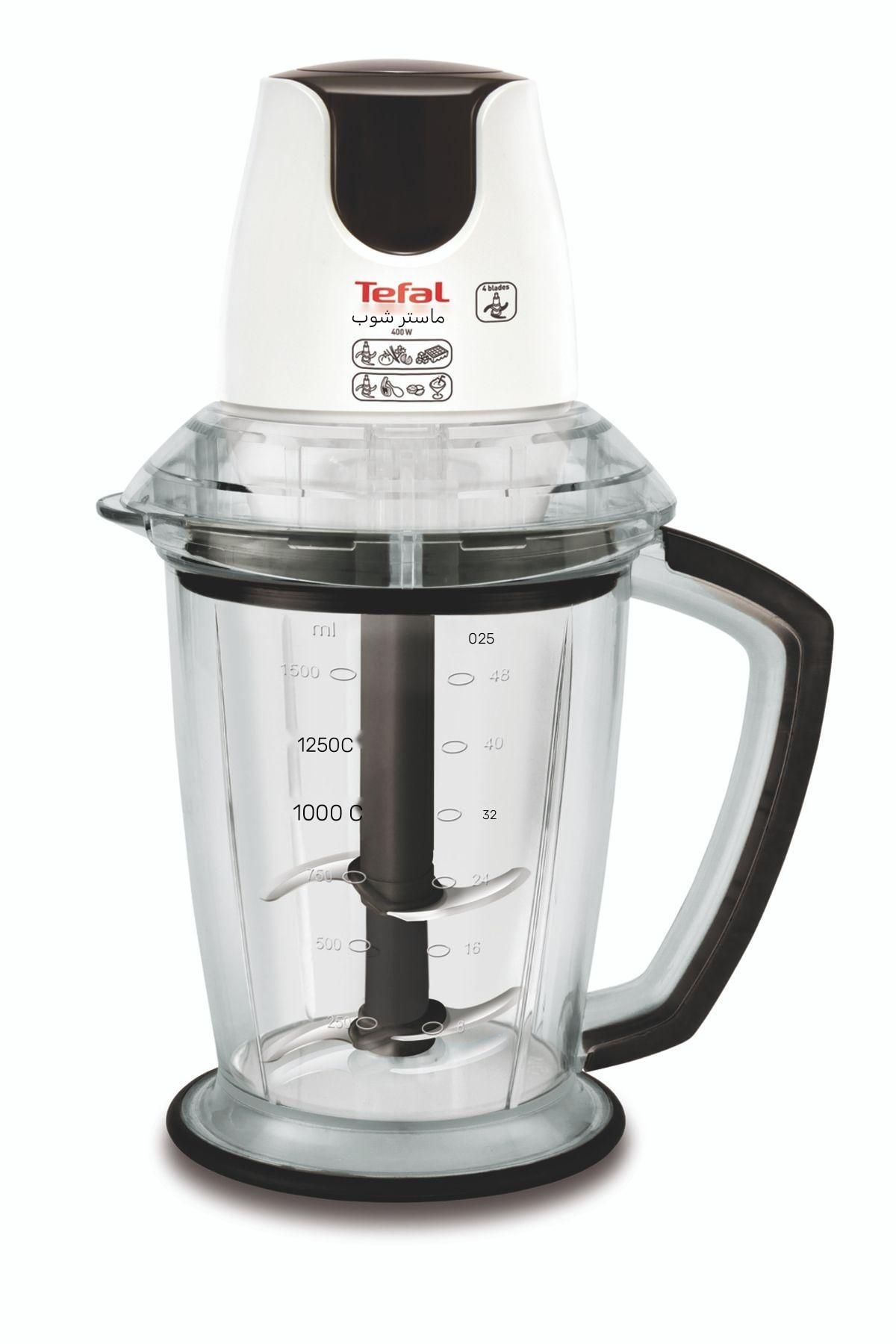 TEFAL-ماسترشوب باويلكس ماكسي 500 وات 4 شفرات مفرمة روندو [أبيض] - 1500637071 1