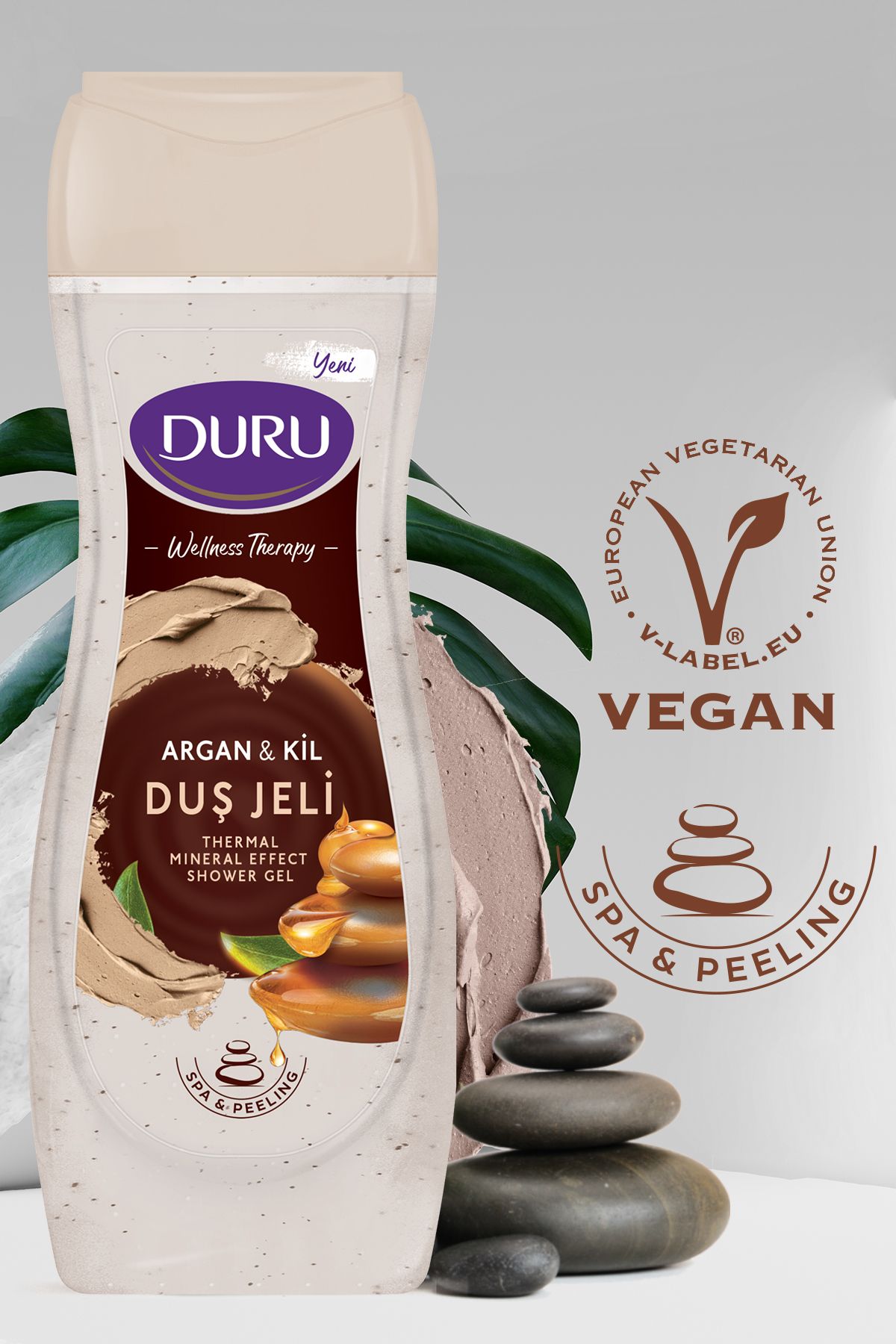 Duru-Welness Therapy Argan Oil & Clay Shower Gel 3x450ml 4