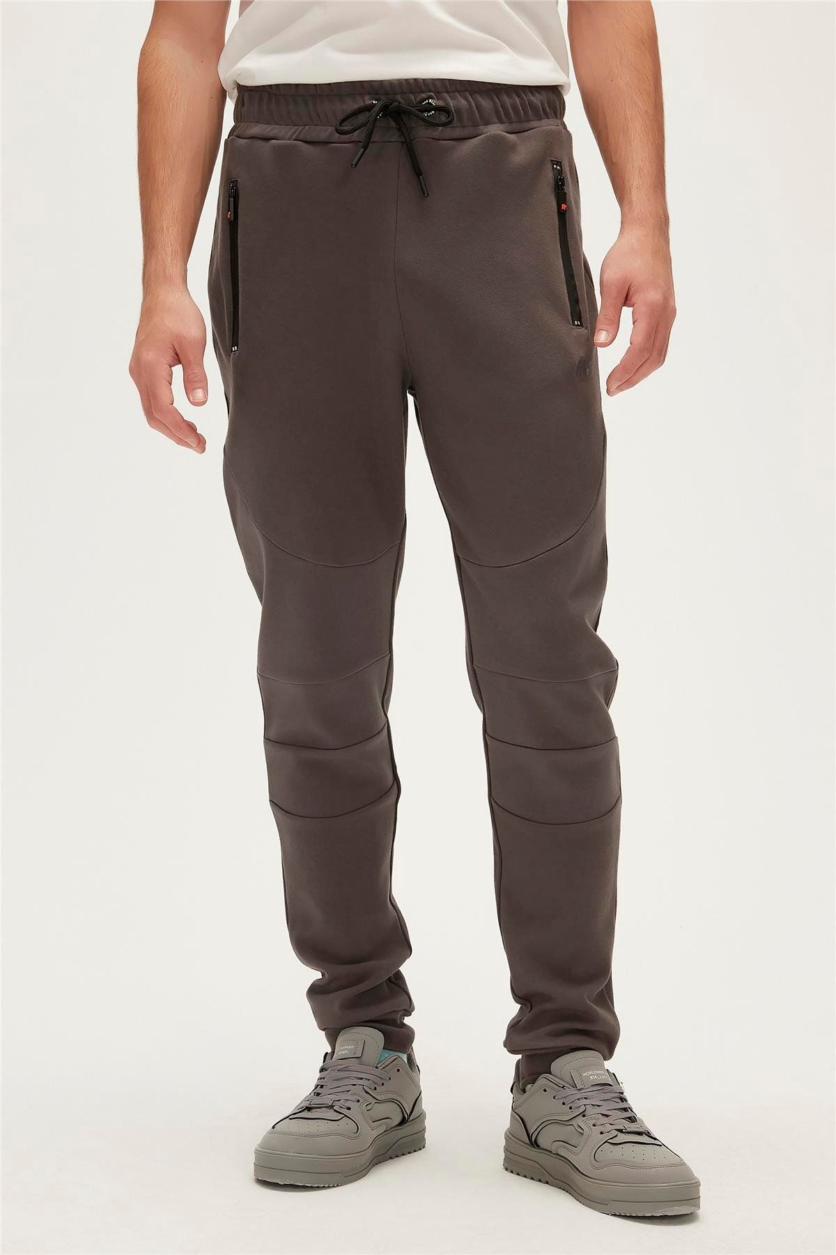 شلوار گرمکن مردانه Leo Sweatpans Anthracite Bad Bear