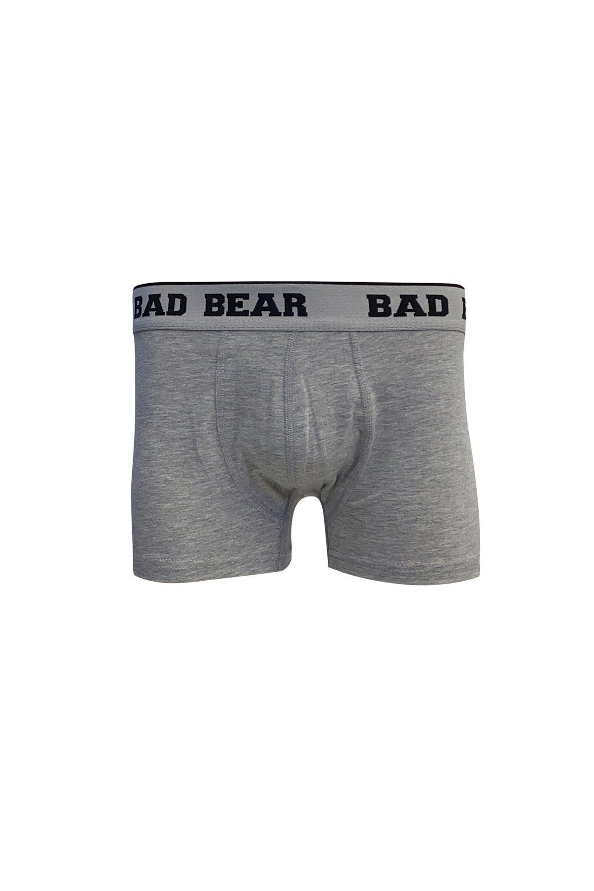شورت باکسر خاکستری مردانه بوکسور اصلی اورجینال Bad Bear