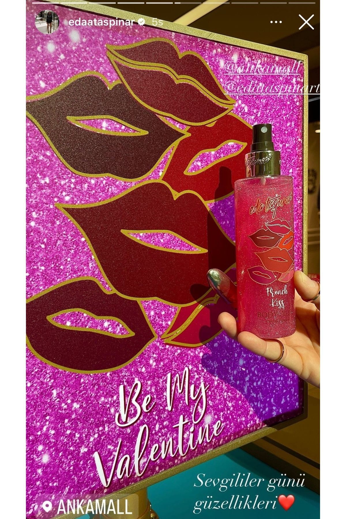 عطر زنانه اسپری بدن BOSS FRENCH BISS 200 میل Eda Taşpınar