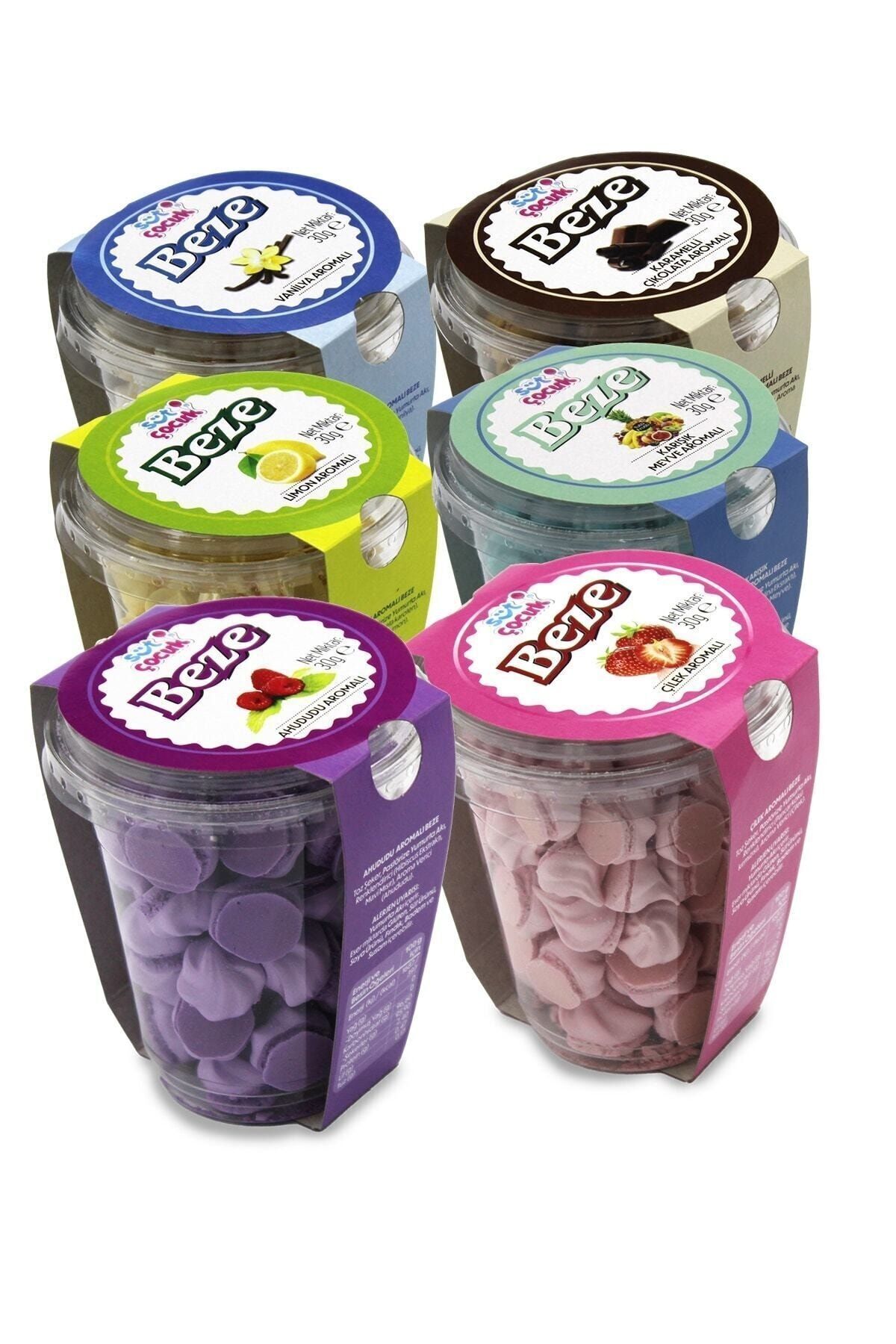 BOMPİ Süt Çocuk Karma Beze Paketi 6'lı 30gr