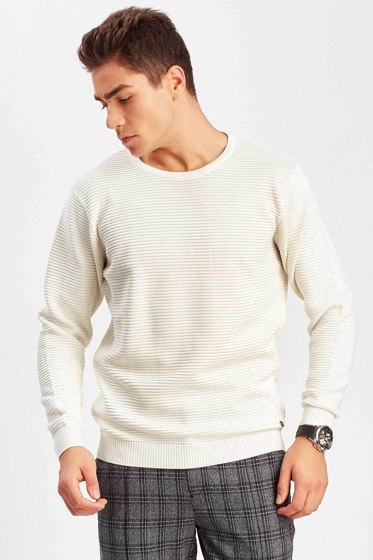 Ekru Erkek Triko | ME19W517628