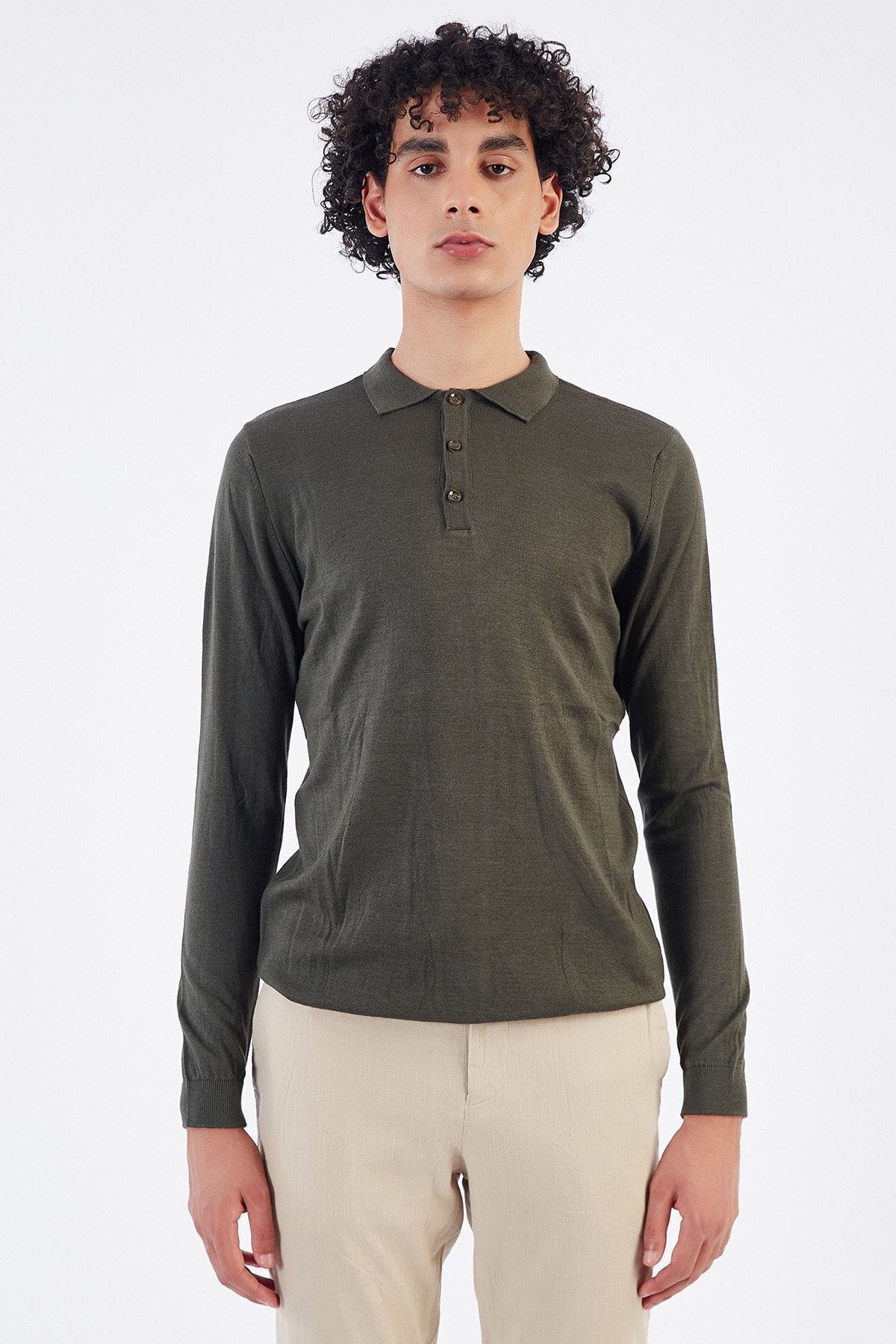 Haki Erkek Cotonel Triko | Me21W517714
