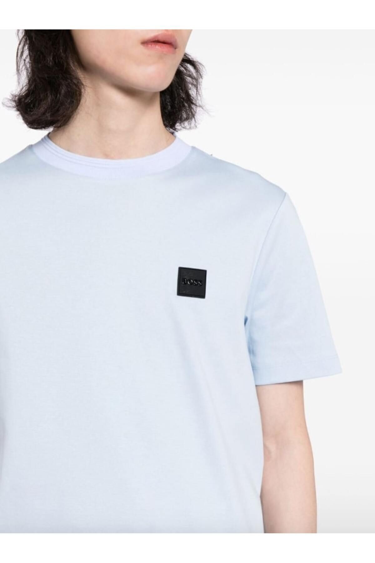 تیشرت مردانه آبی باس | 50515598 اورجینال - تصویر 3