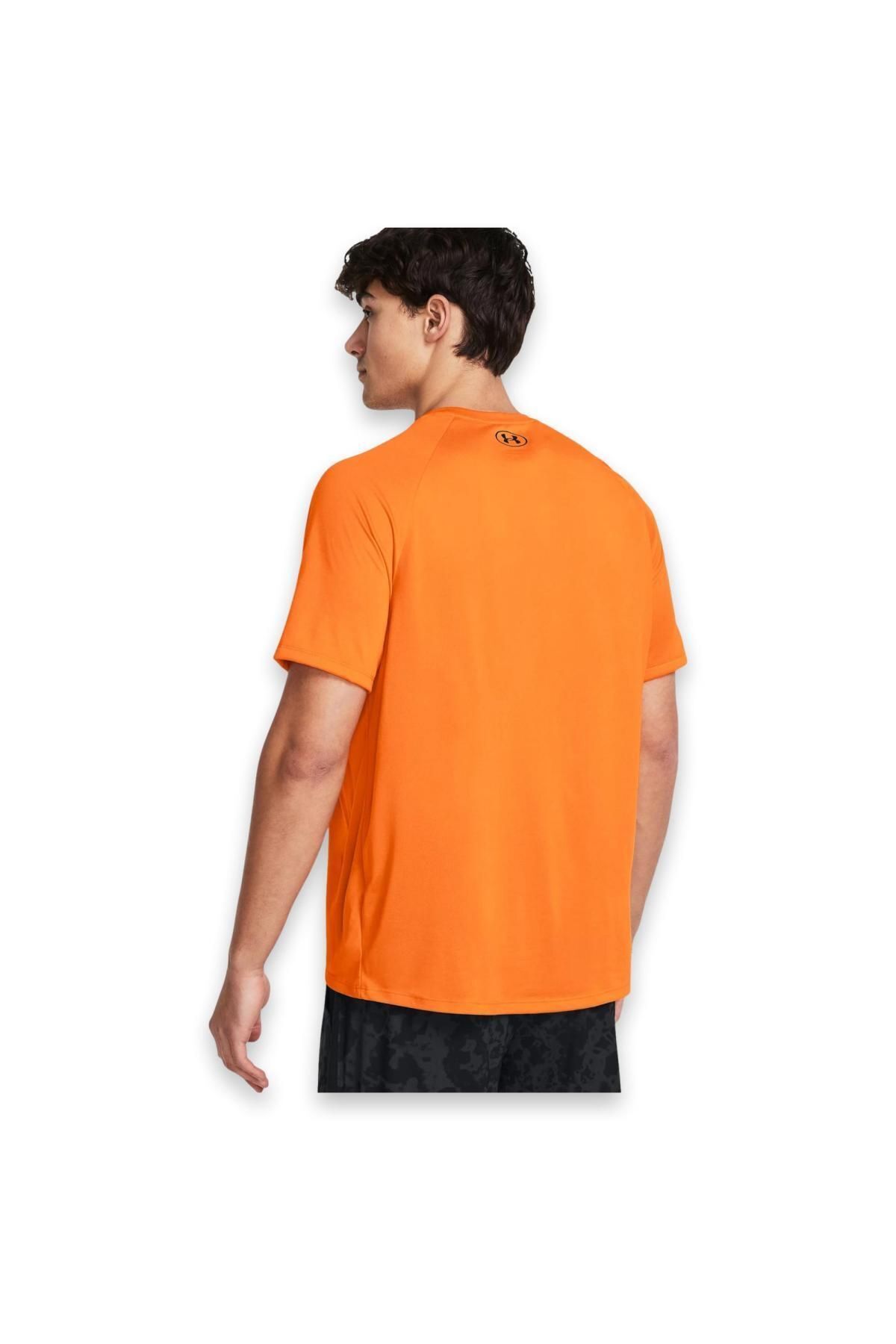 تی شرت مشکی مردانه TECH 2.0 نارنجی TEE Under Armour