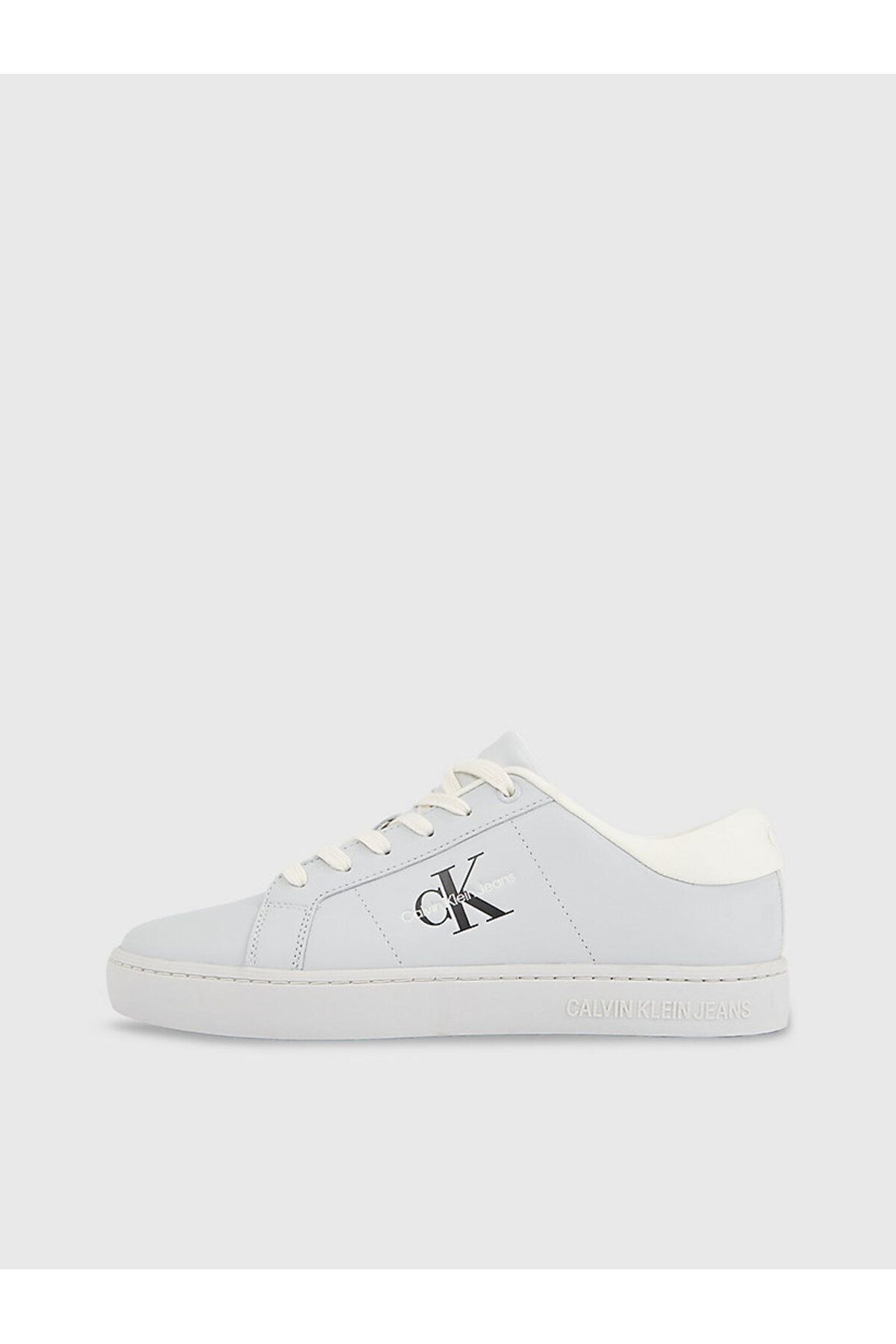 اسنیکر خاکستری مردانه کلاسیک Cupsole Laceup LTH اورجینال Calvin Klein