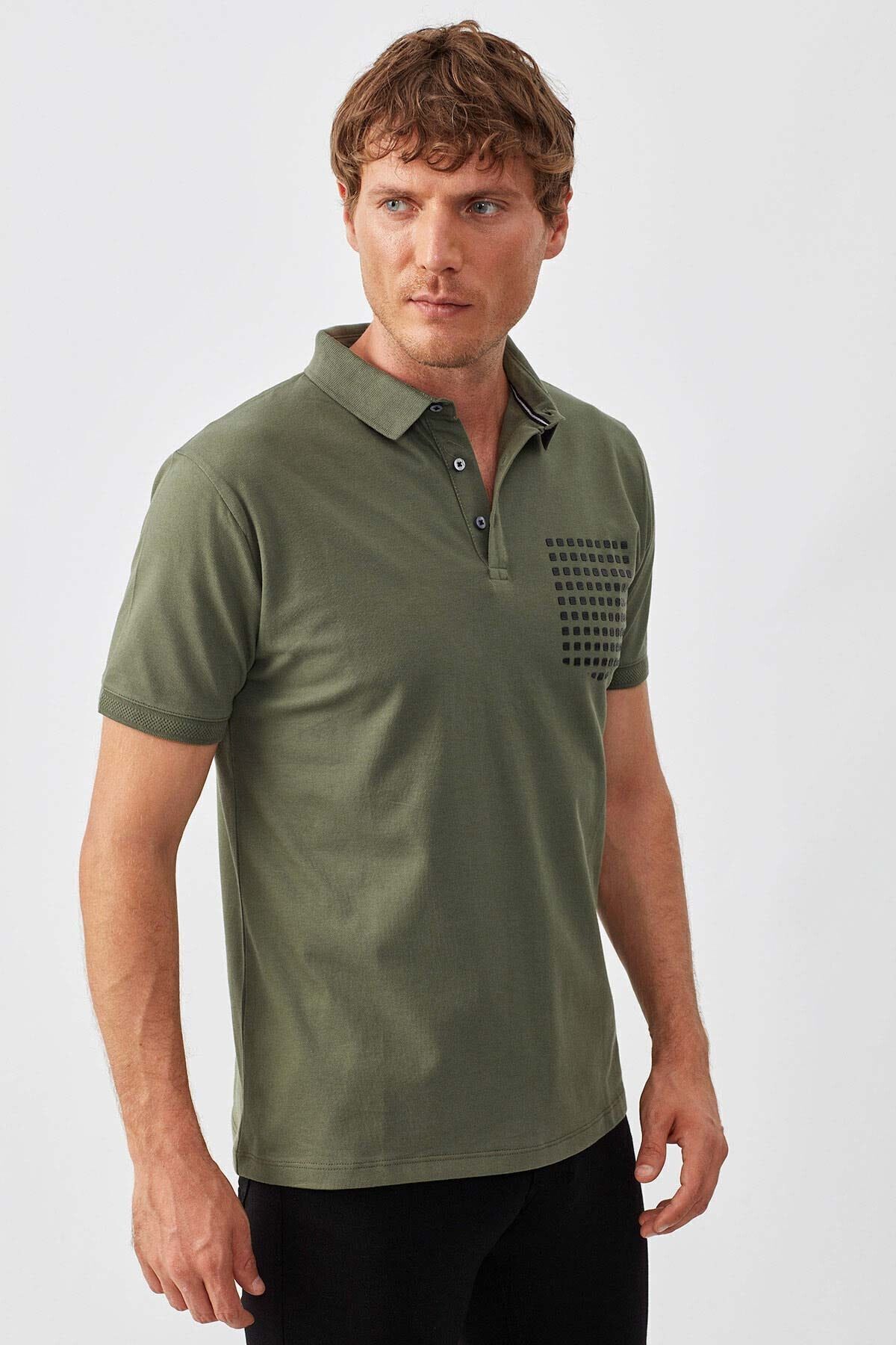 Haki Polo Yaka T-Shirt | ME19S234350