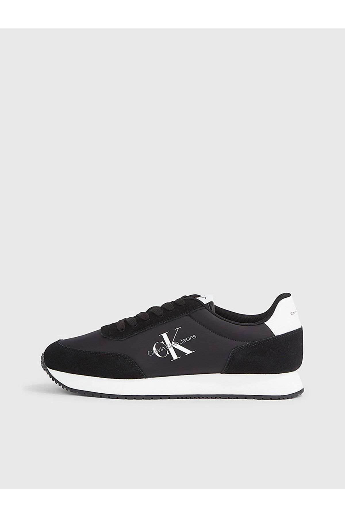 اسنیکر مشکی مردانه یکپارچهسازی با سیستمعامل Runner Low Laceup Su Ny ML Calvin Klein