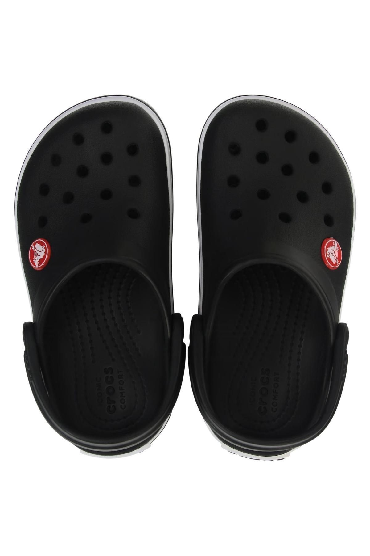 Crocs-207006   Παιδικές παντόφλες Crocband Clog K Μαύρες 3