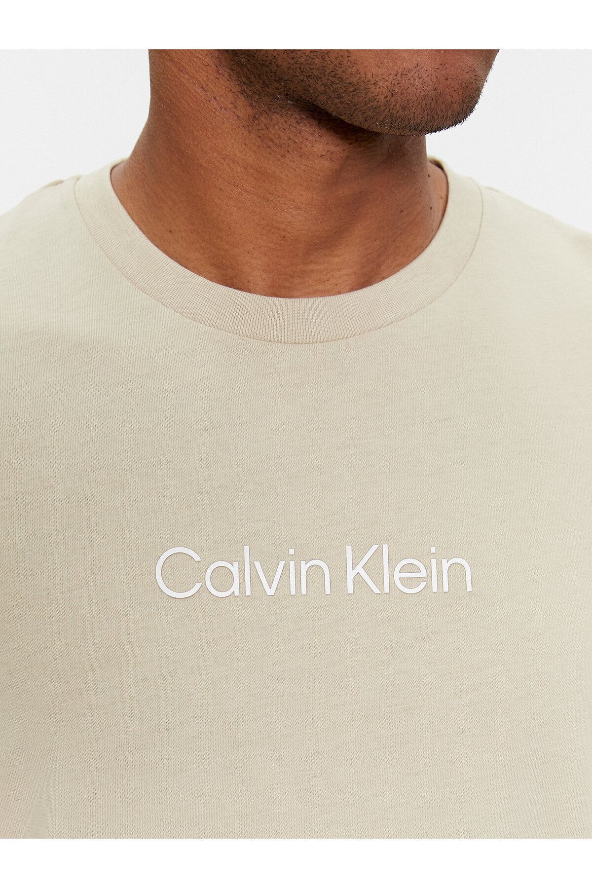 تی شرت سبز مردانه استفاده روزانه K10K11346 LETB Calvin Klein