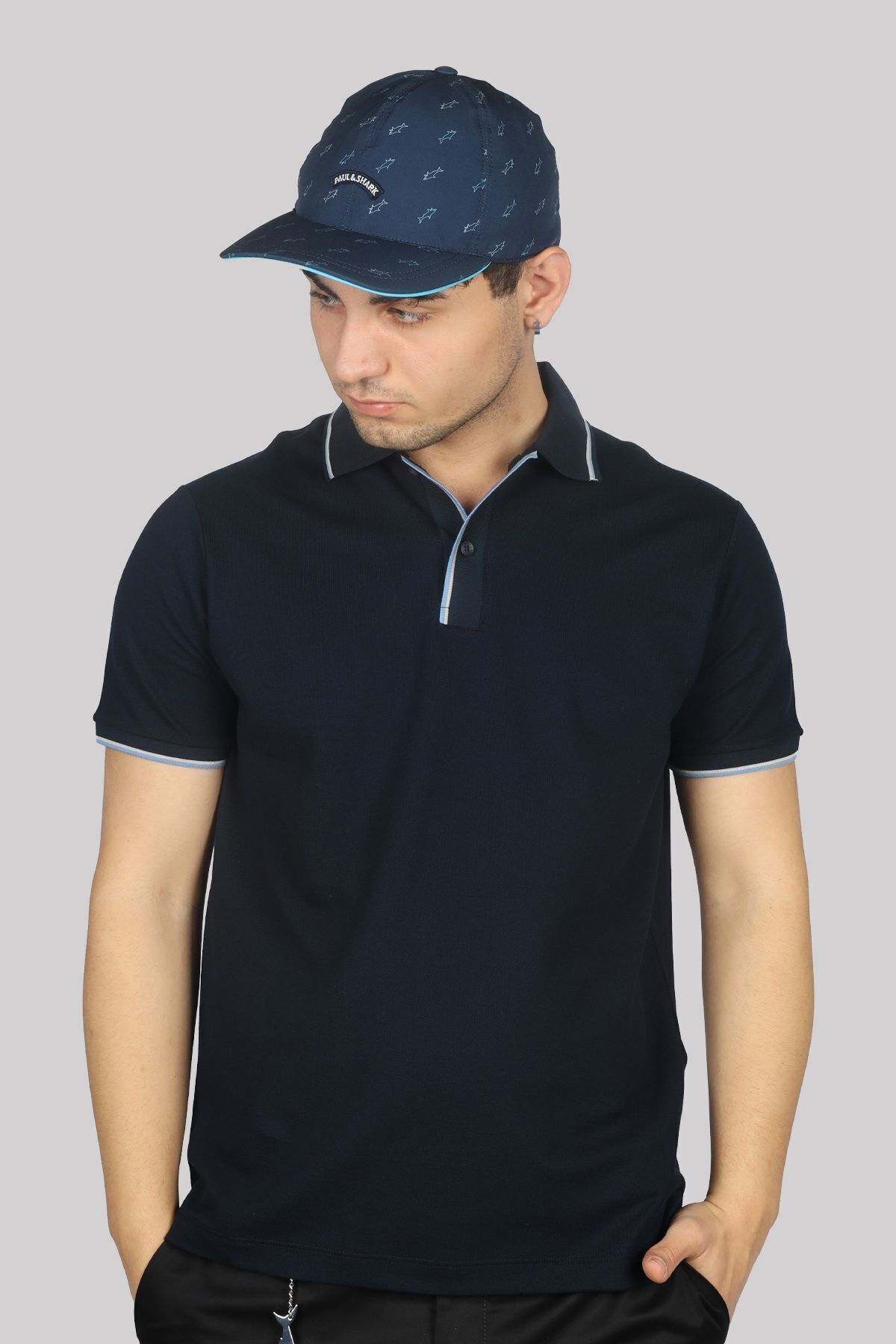 پال اند شارک کلاه کپ مردانه طرح لوگو اسپرت چند رنگ کد ۲۴۴۱۷۱۲۶-L22