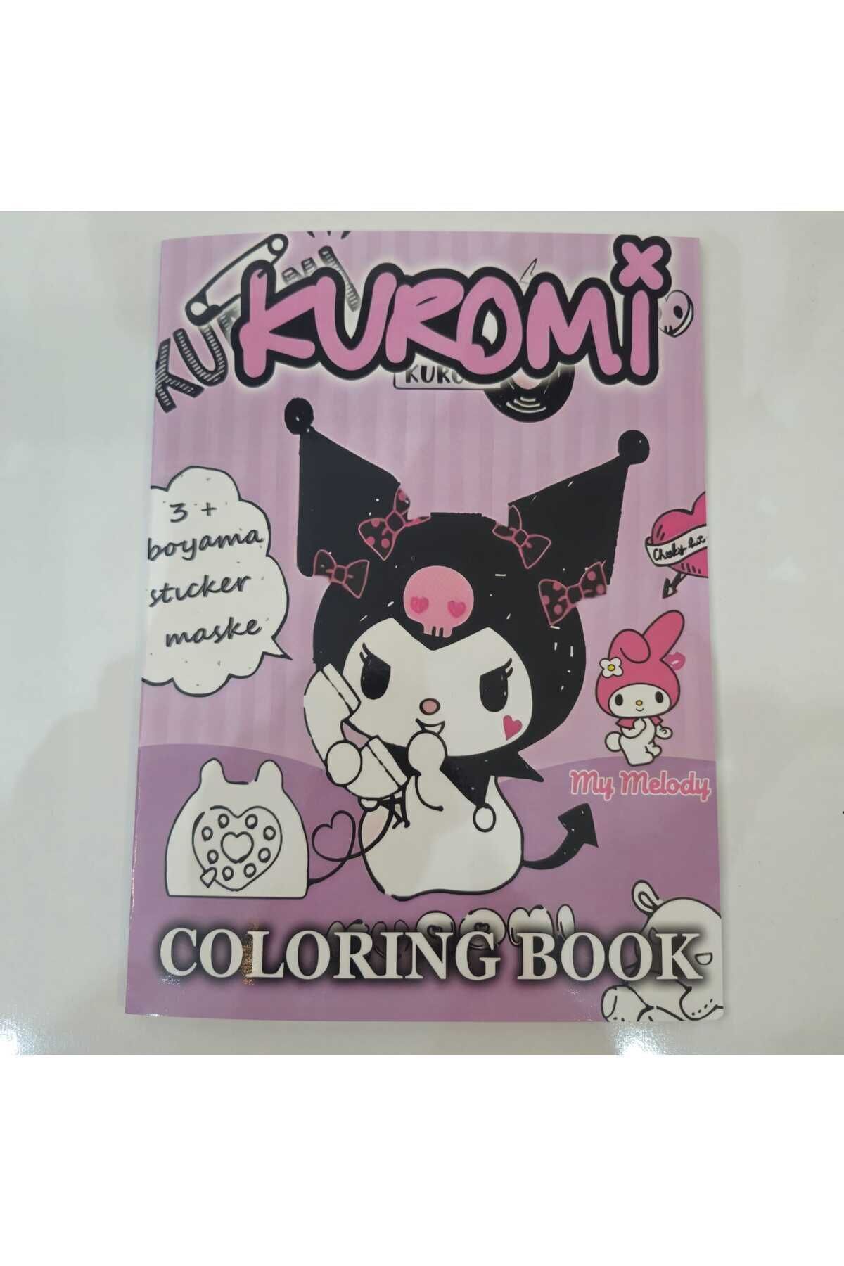 Coloring Book Sticker Ve Maskeli Boyama Kitabı Kuromi Fiyatı, Yorumları ...