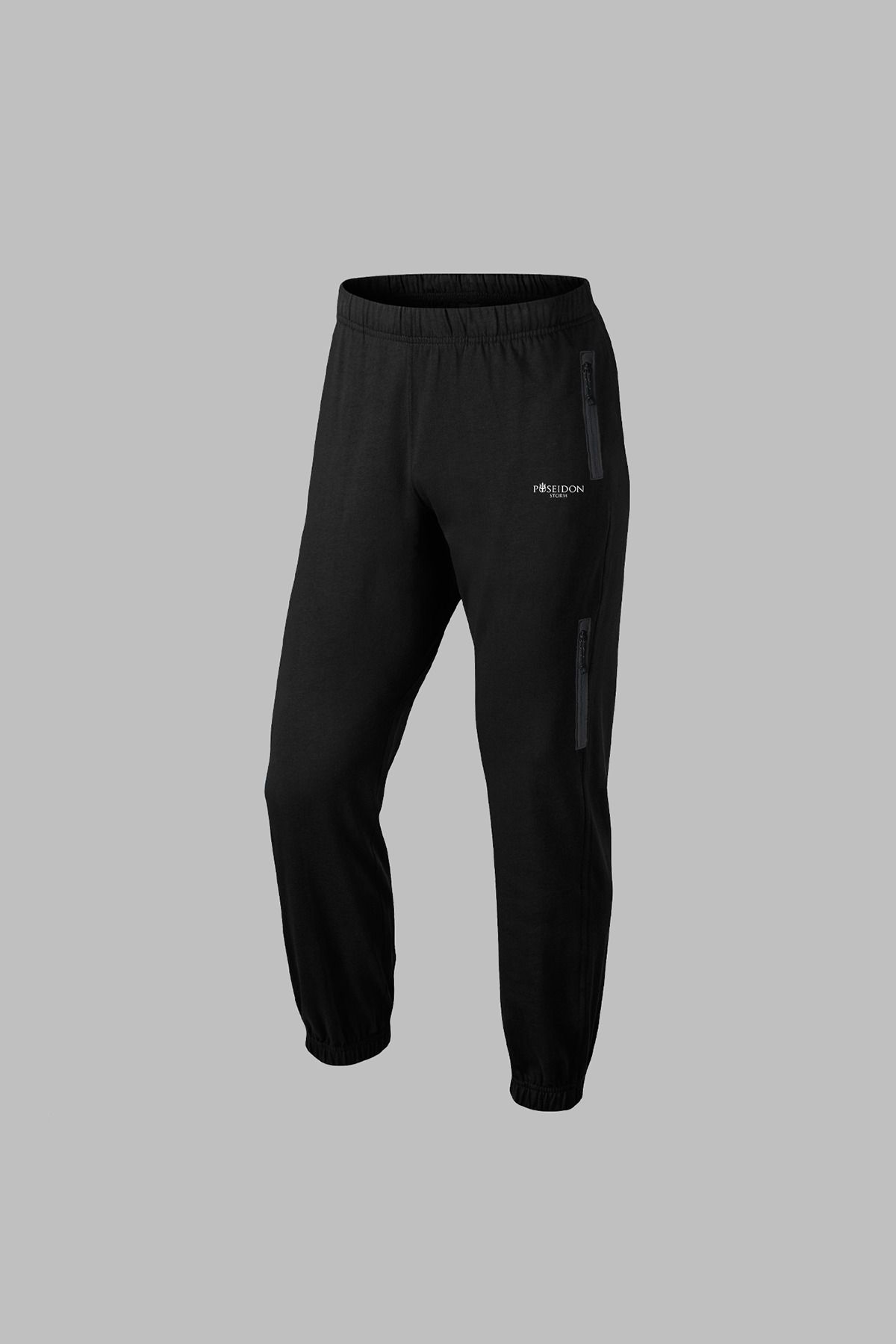 POSEIDON STORM-Нов мъжки ежедневен костюм за бягане, размер Plus Size, жълт, серия Oze, Supra Combed Fabric, размер 4XL-10XL 3