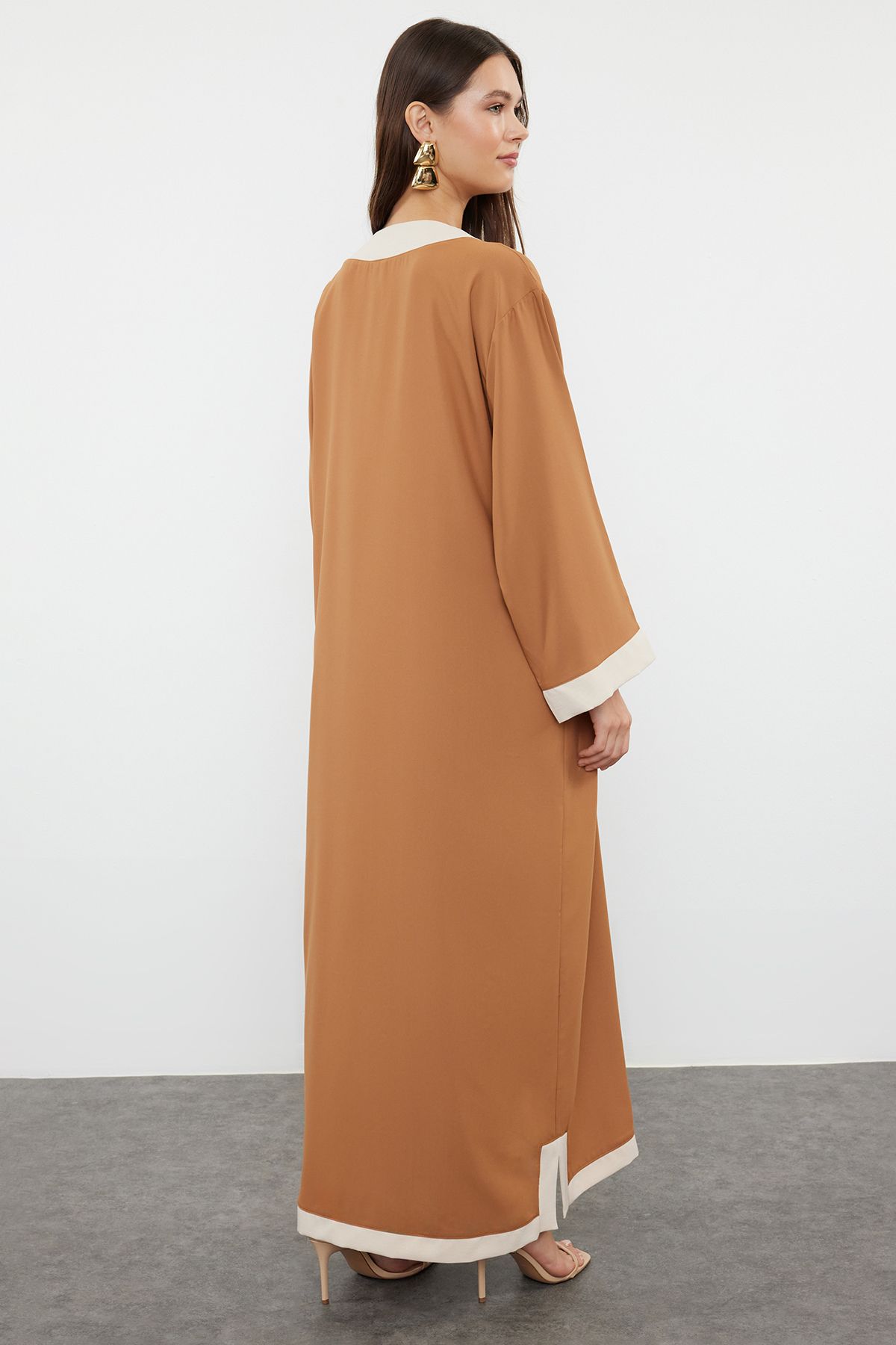 trendyol-modest-womens-brown-colorblock-long