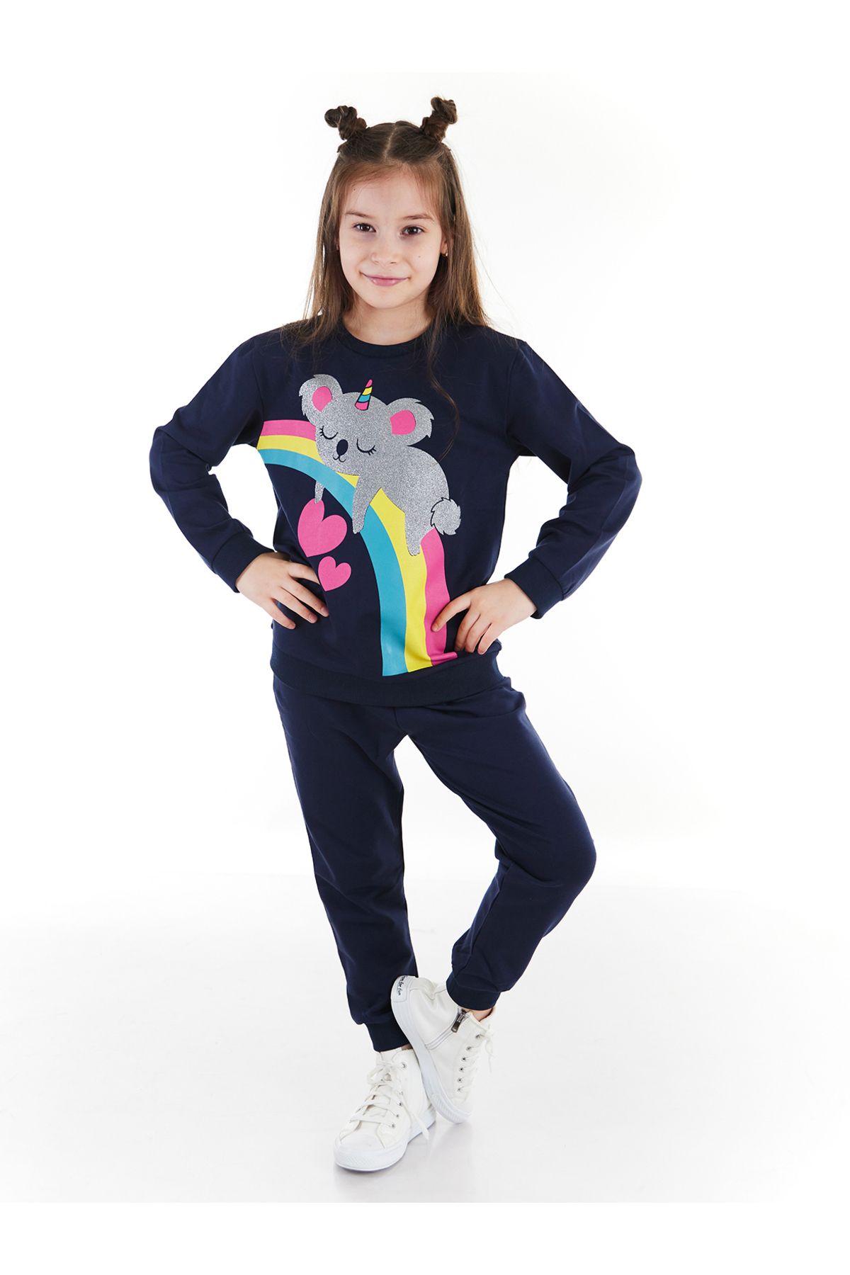 Зимний спортивный костюм Denokids Glittery Koala для девочек CFF-21S1-033